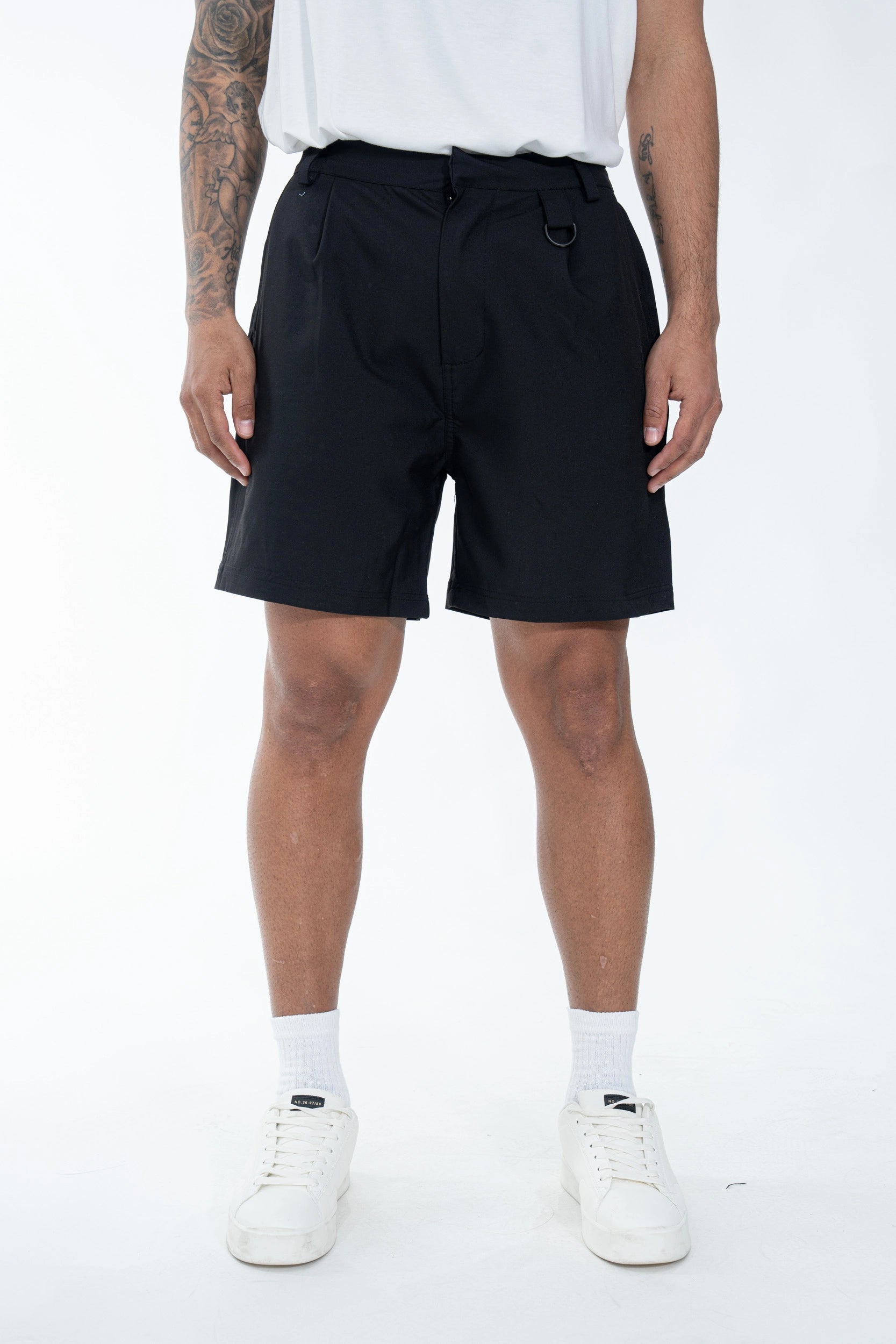 Chic mid-length shorts