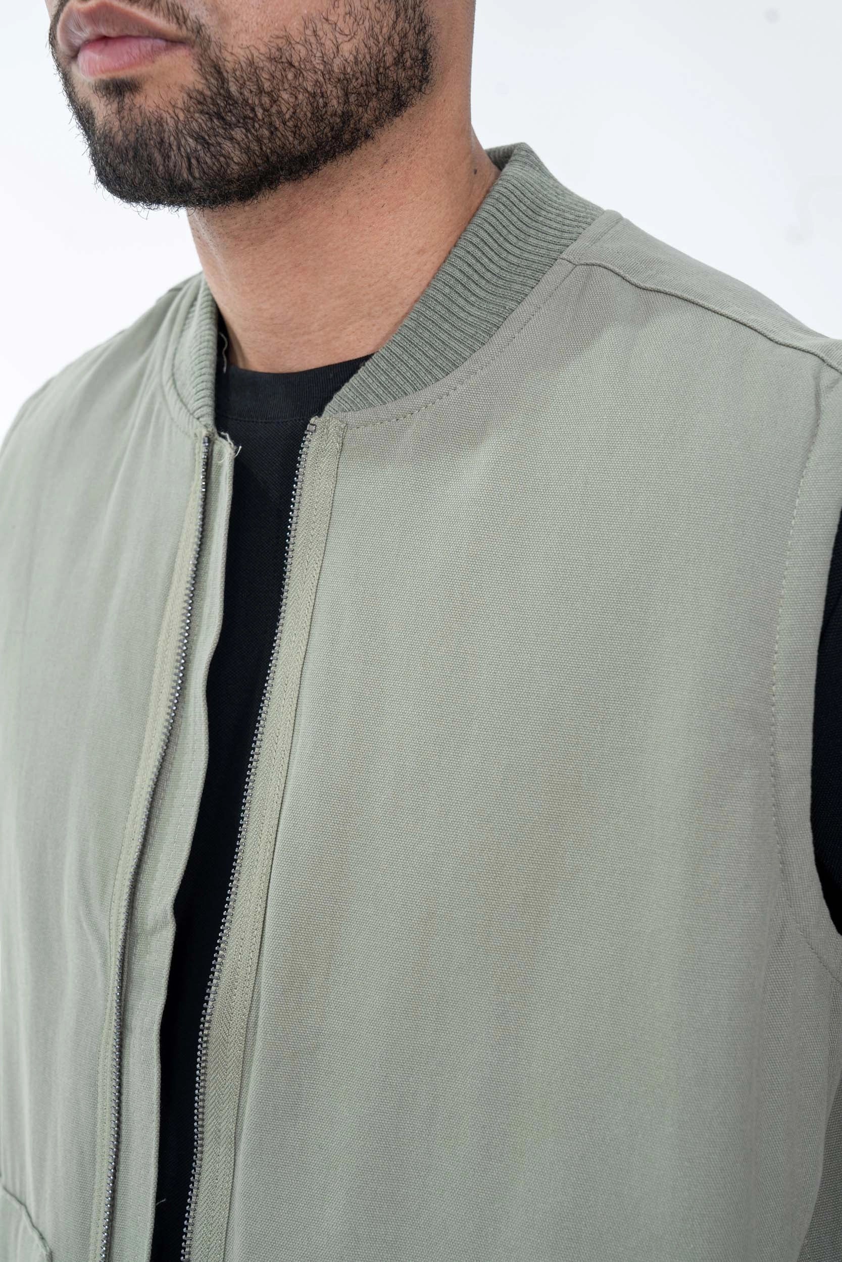 Sleeveless quilted vest