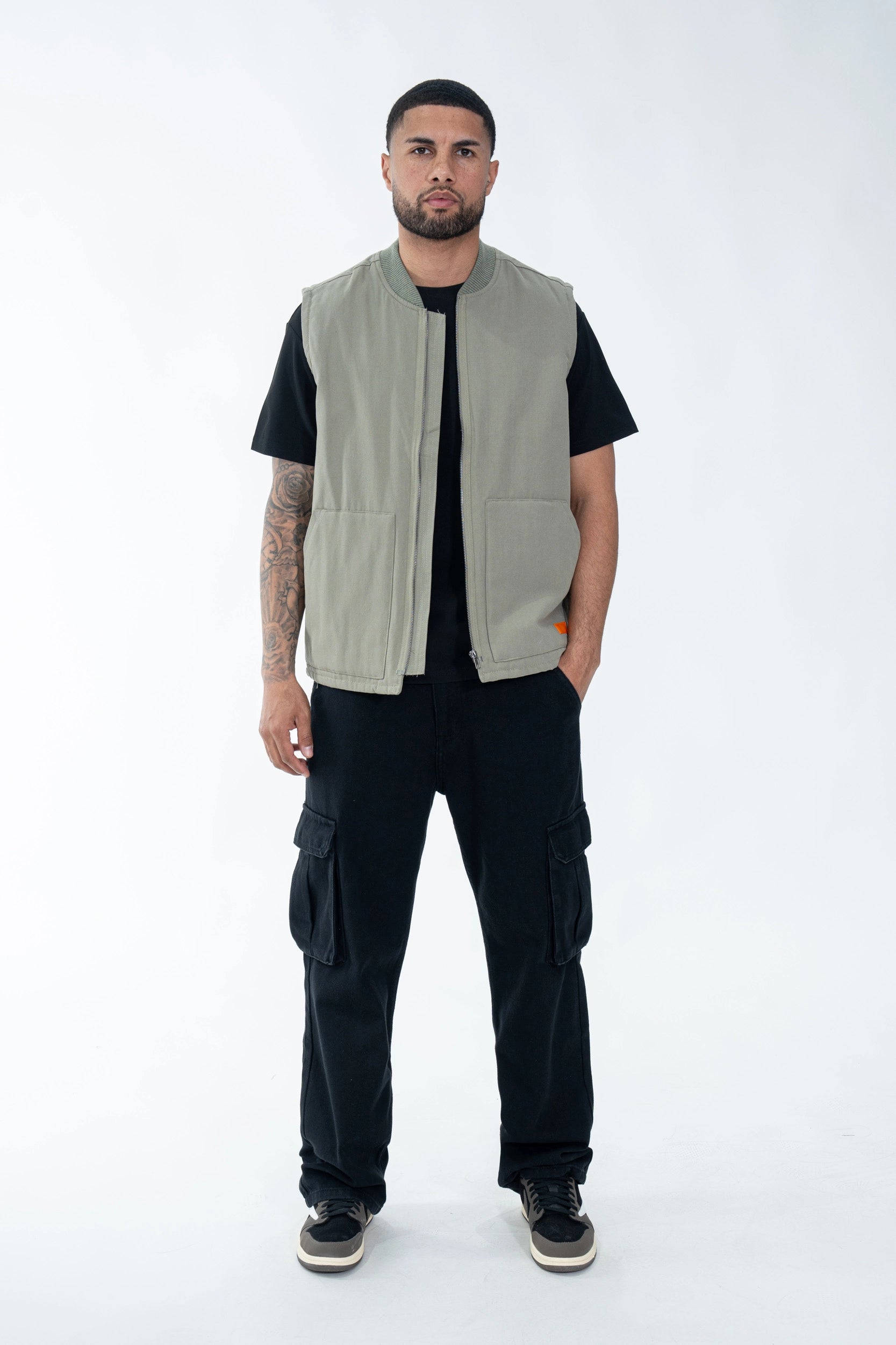 Sleeveless quilted vest