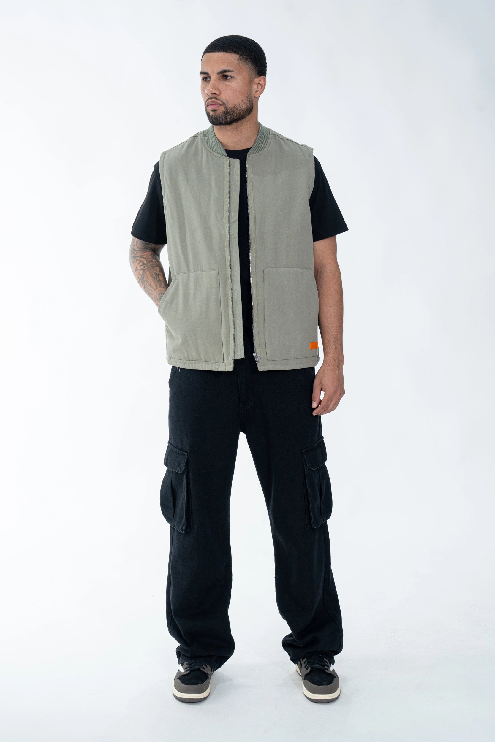 Sleeveless quilted vest