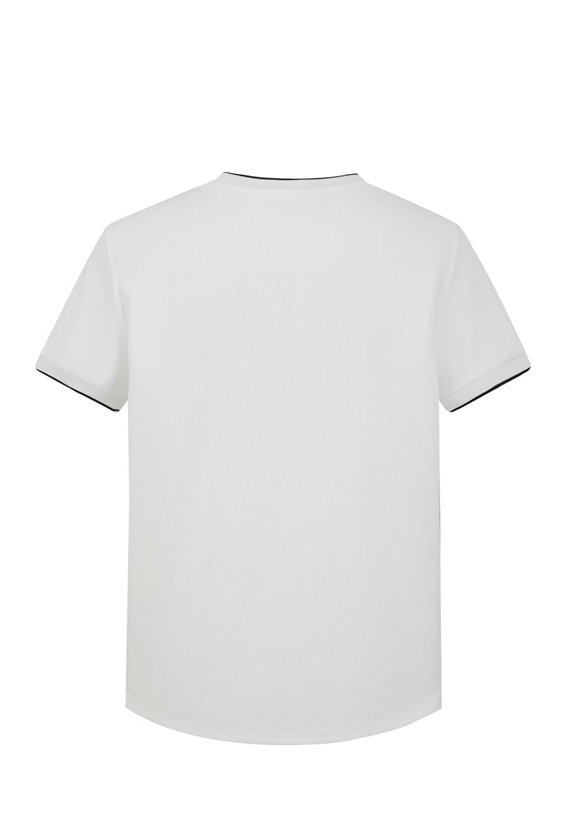 Minimalist textured t-shirt