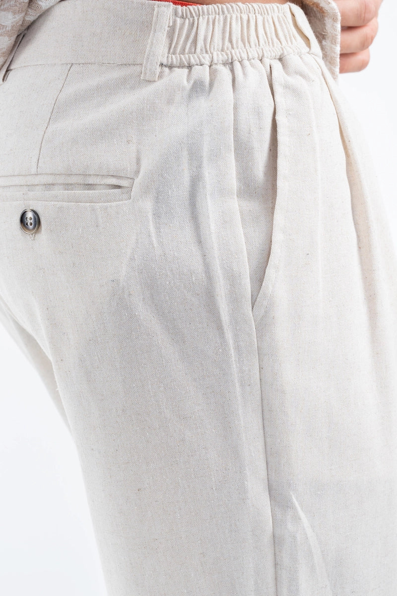 Pantalon tailleur contemporain