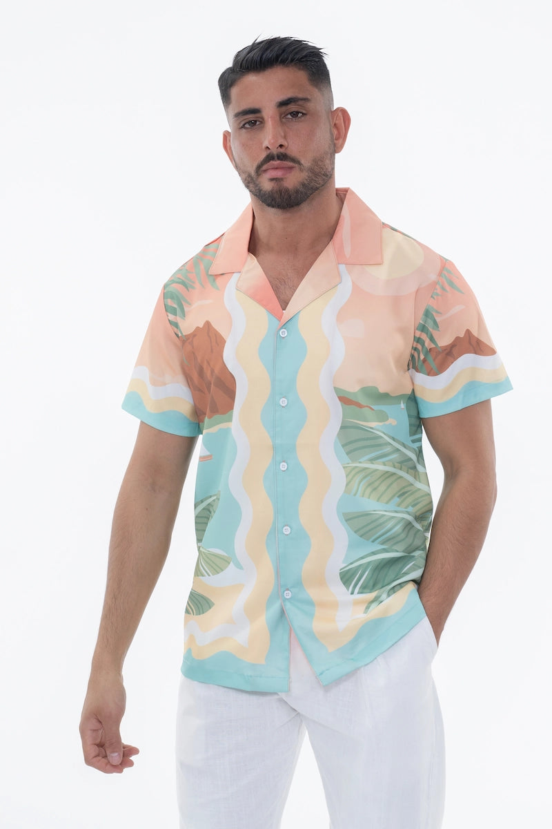 Chemise évasion tropicale