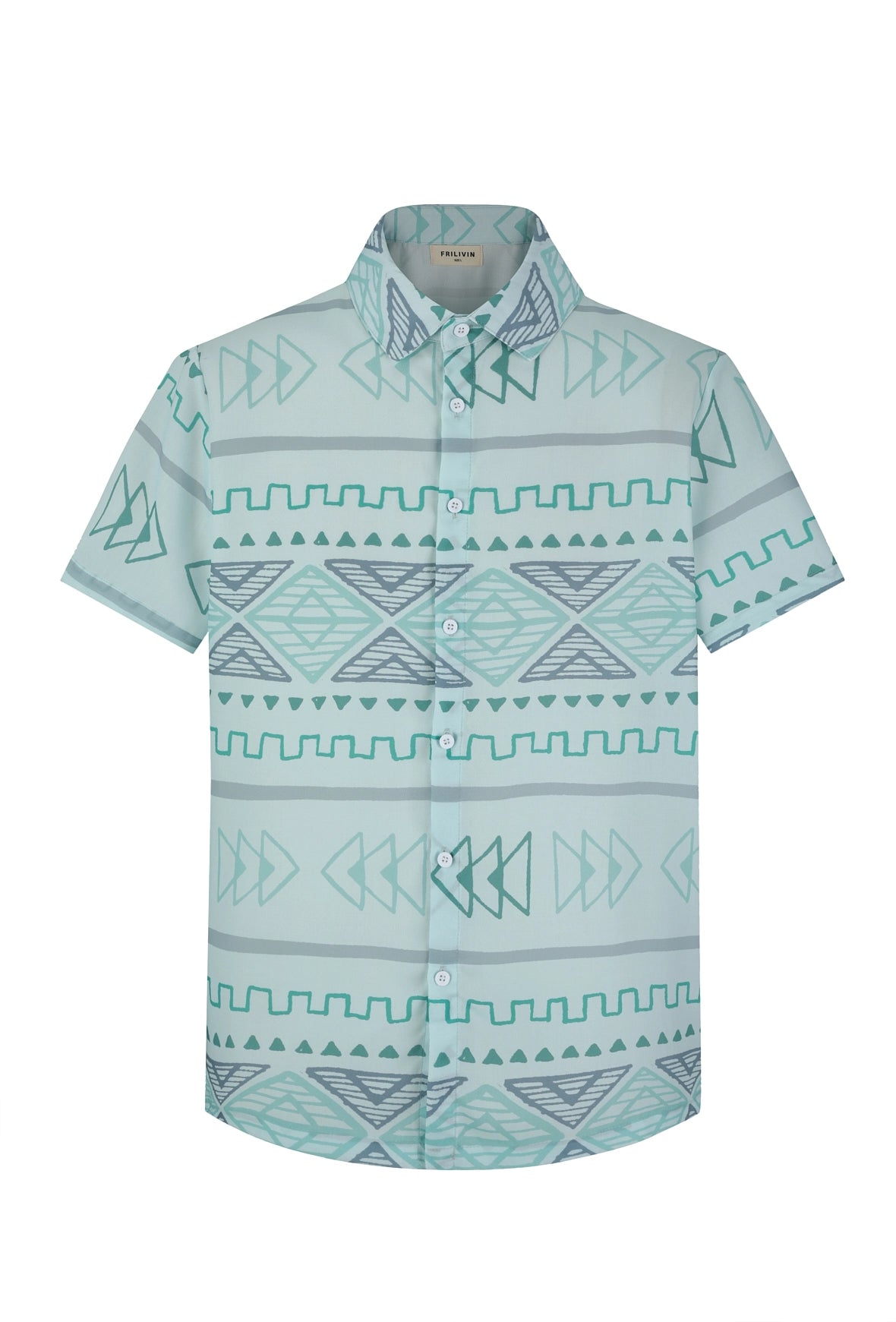 Ensemble short à motif géométrique