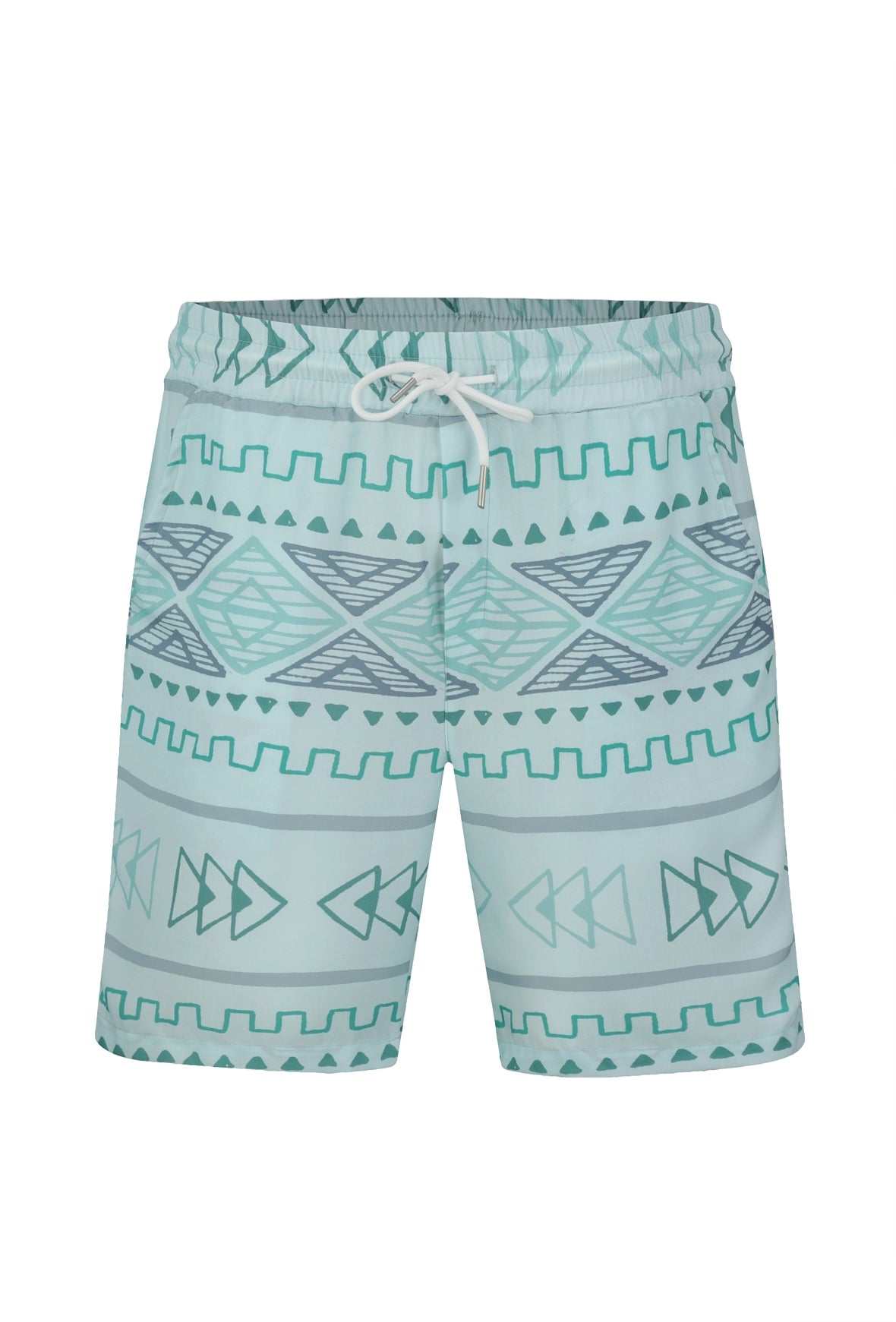 Ensemble short à motif géométrique