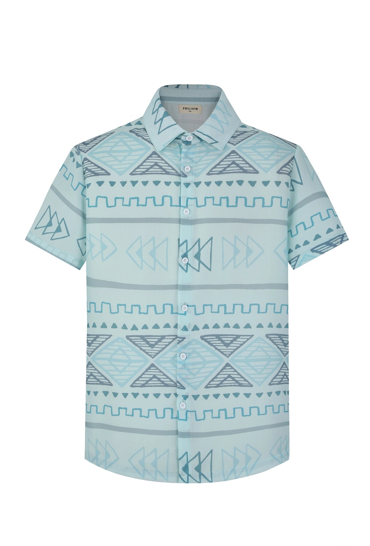 Ensemble short à motif géométrique