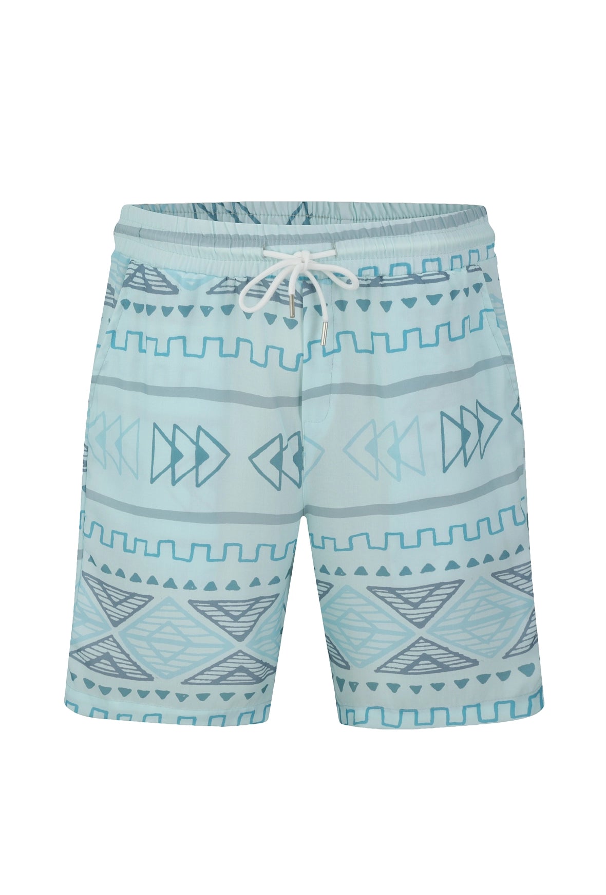 Ensemble short à motif géométrique