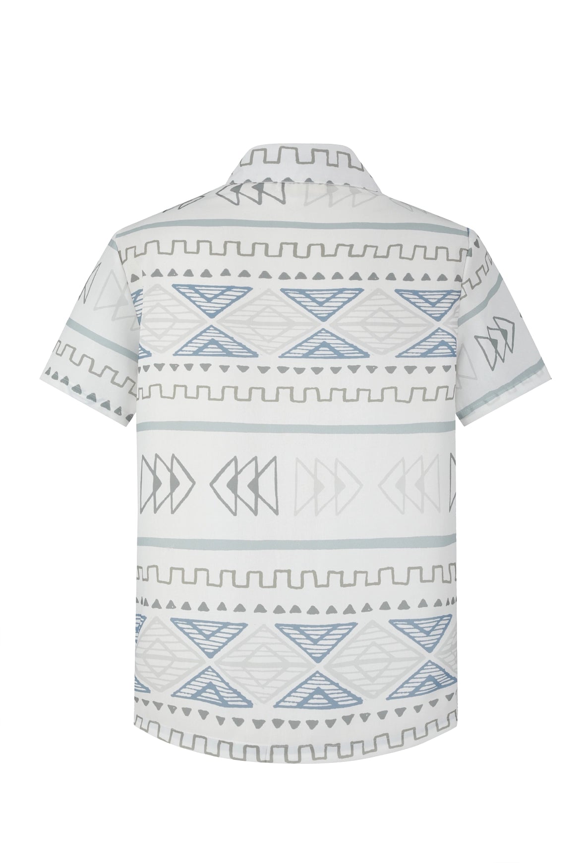 Ensemble short à motif géométrique