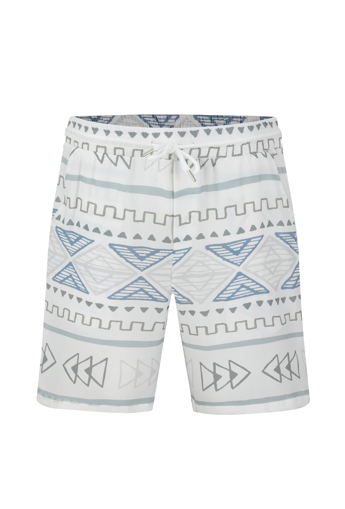 Ensemble short à motif géométrique
