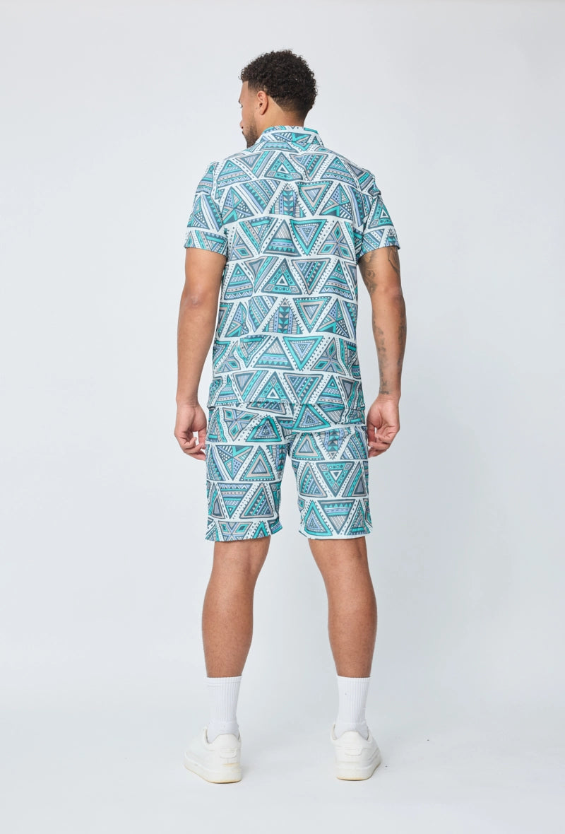 Ensemble tribal géométrique