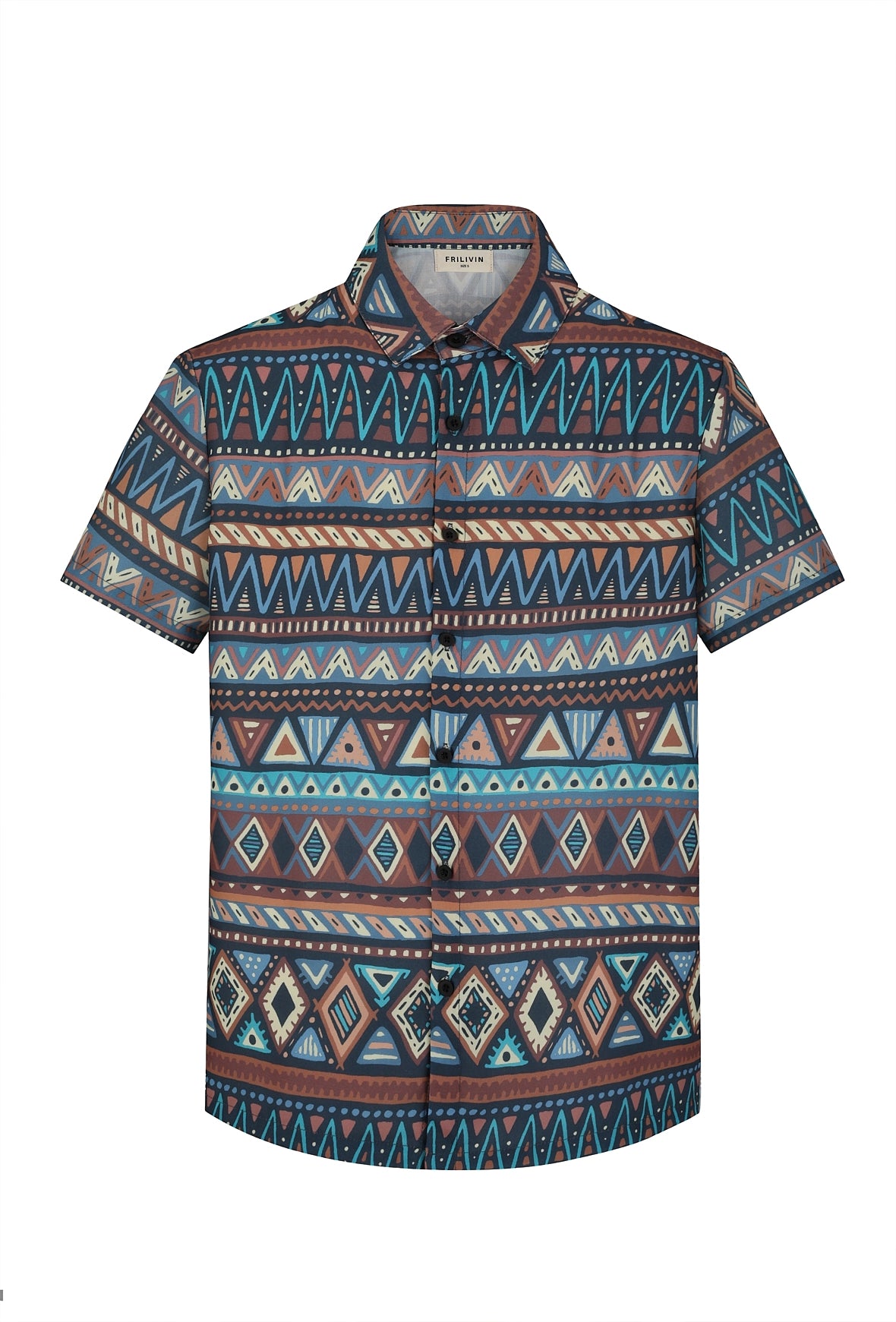 Ensemble tribal géométrique foncé