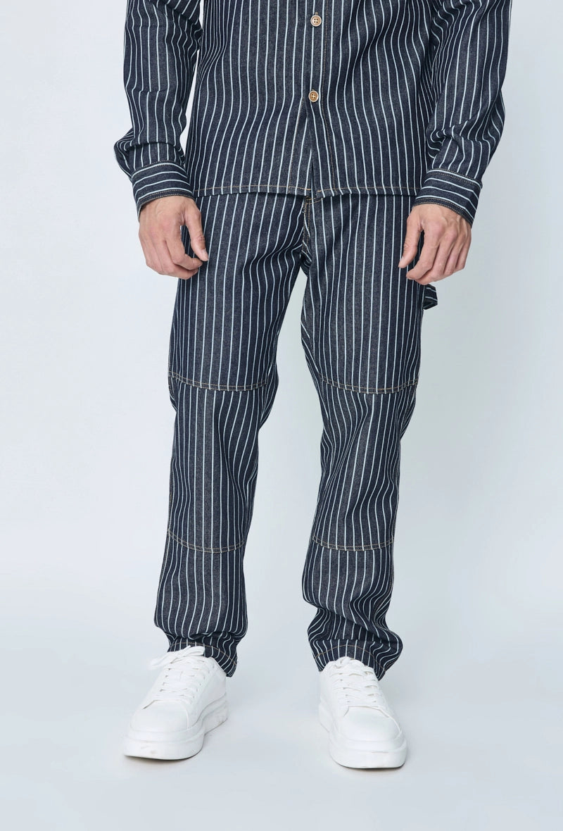 Ensemble veste et pantalon à rayures