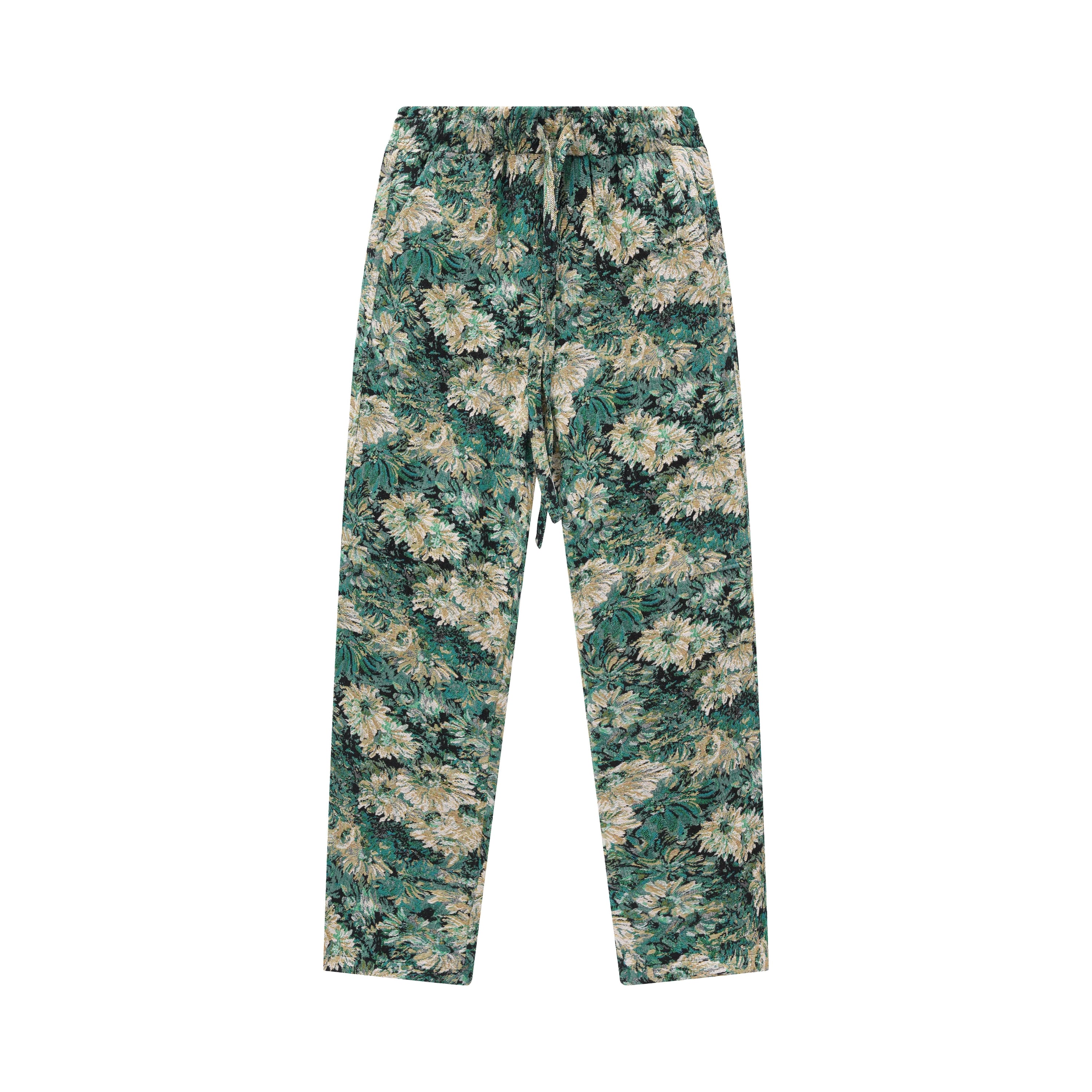 Ensemble veste pantalon fleurie