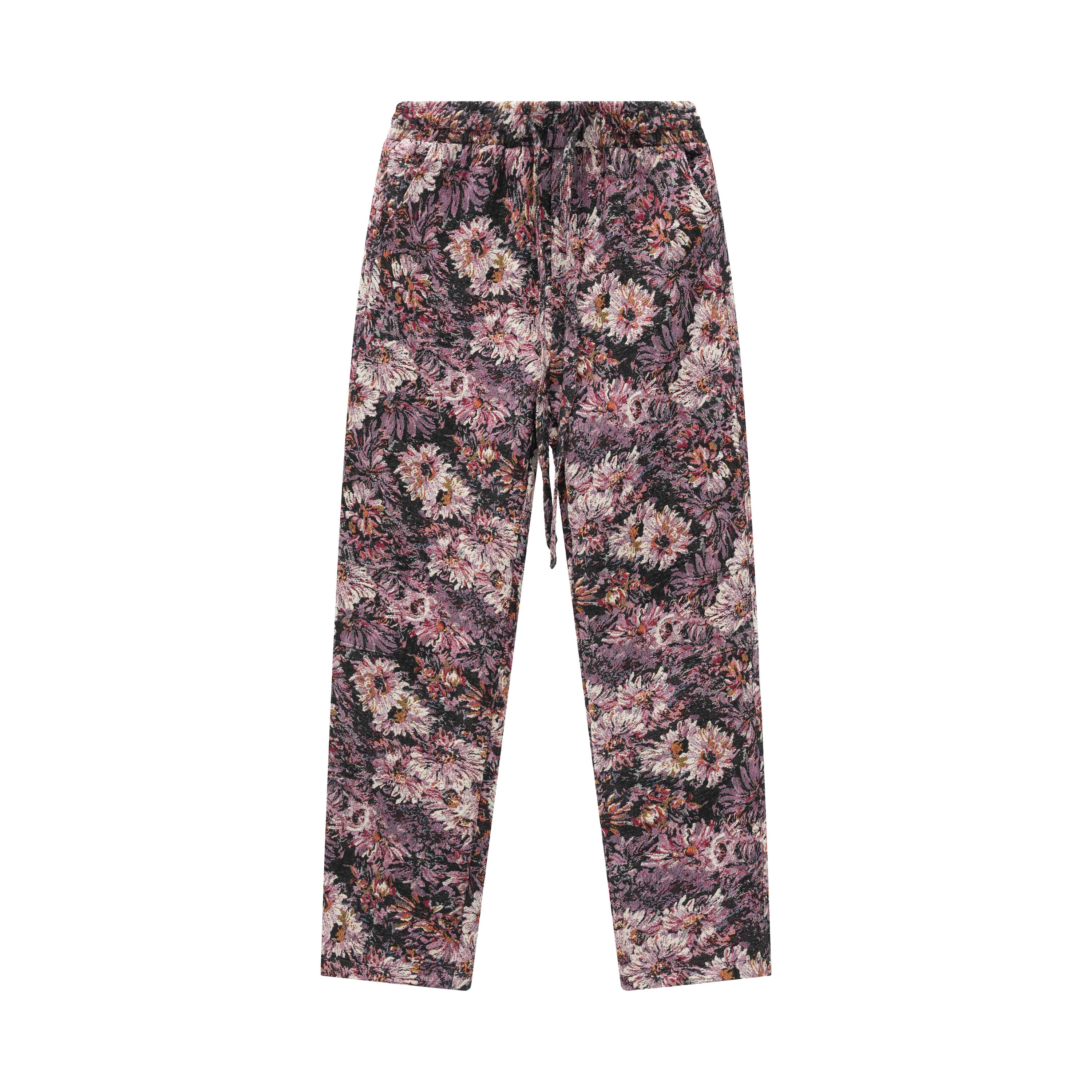 Ensemble veste pantalon fleurie
