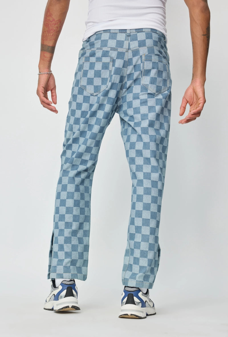 Pantalon à motifs