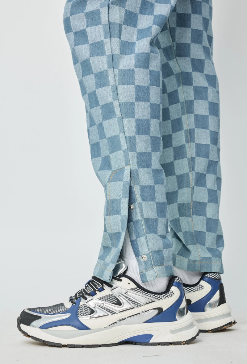 Pantalon à motifs