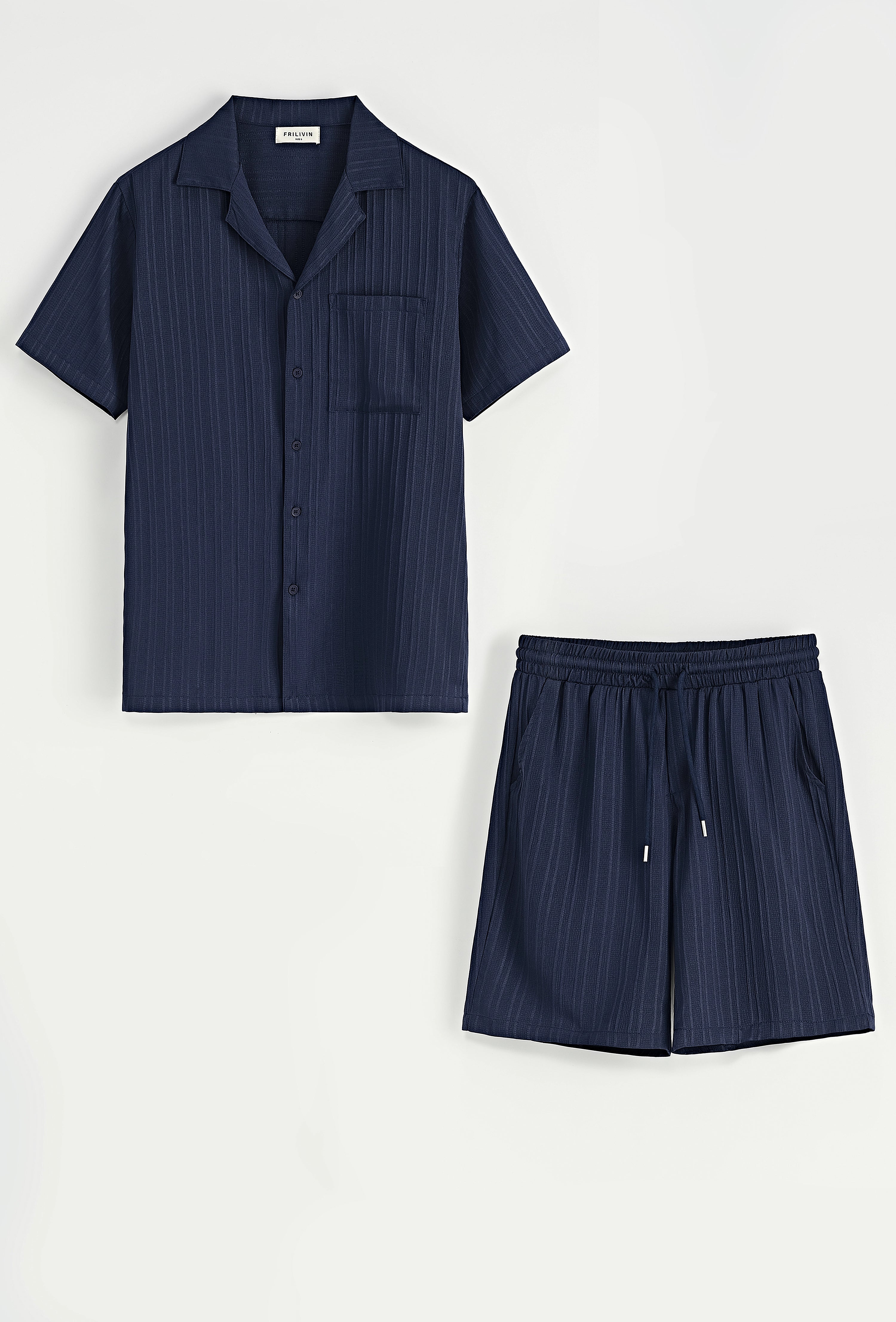 Ensemble chemise et short unis