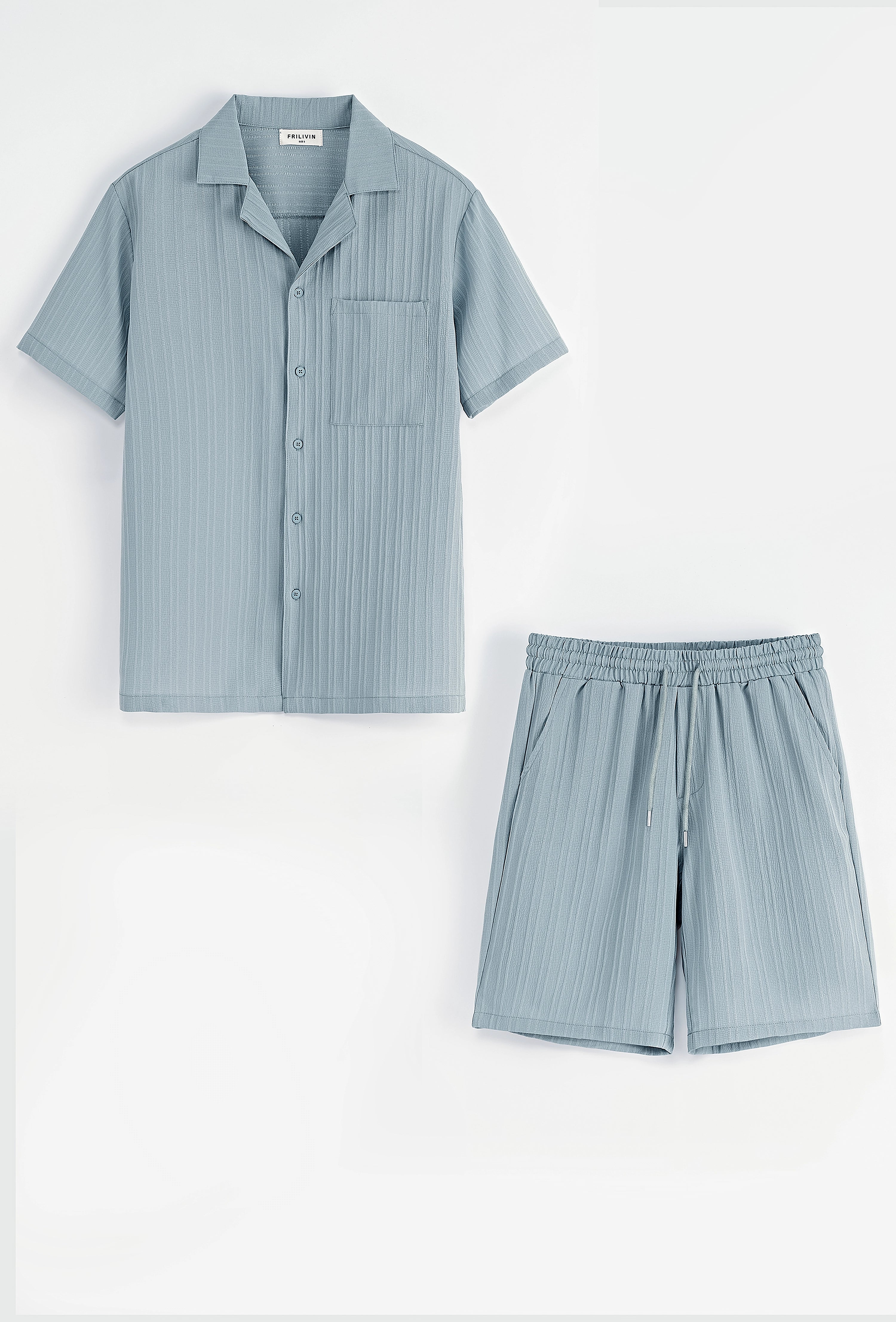 Ensemble chemise et short unis