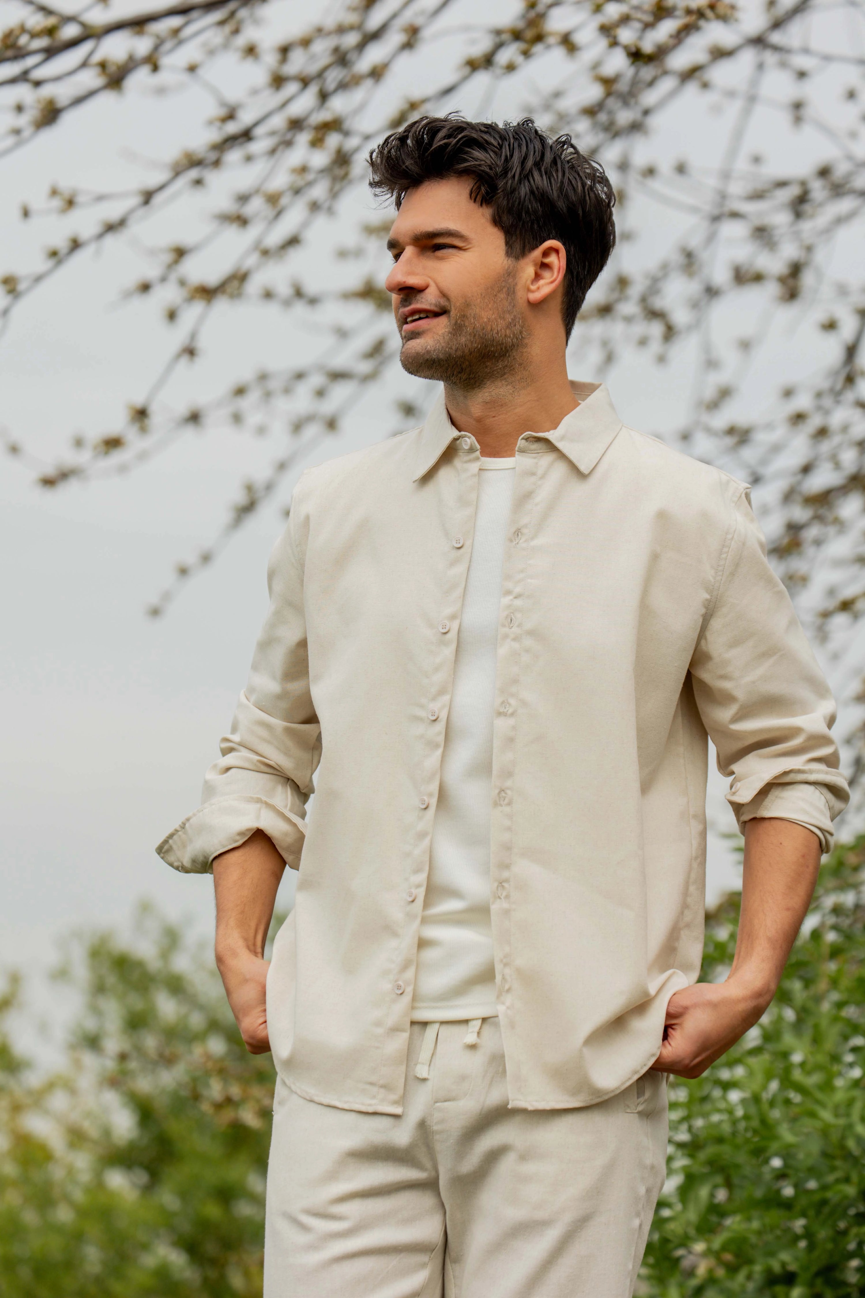 Chemise casual col classique