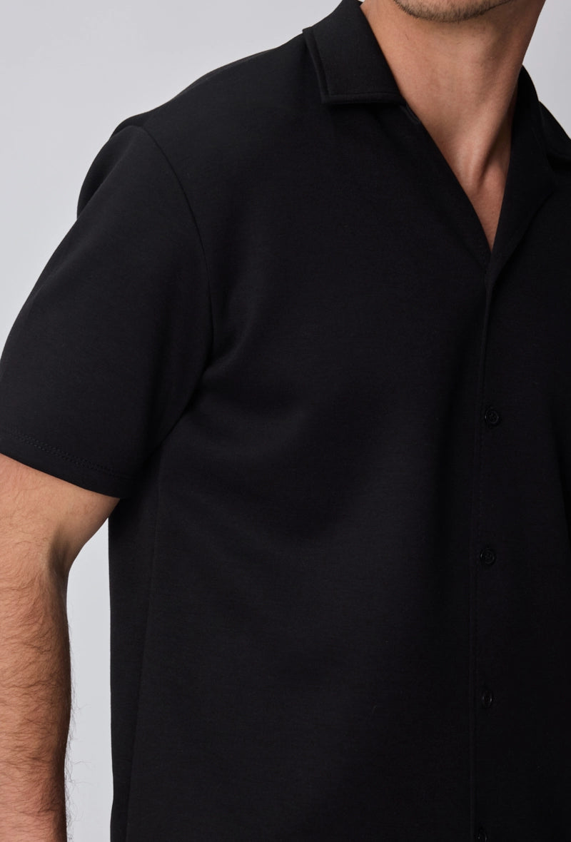 Ensemble uni chemise manches courtes