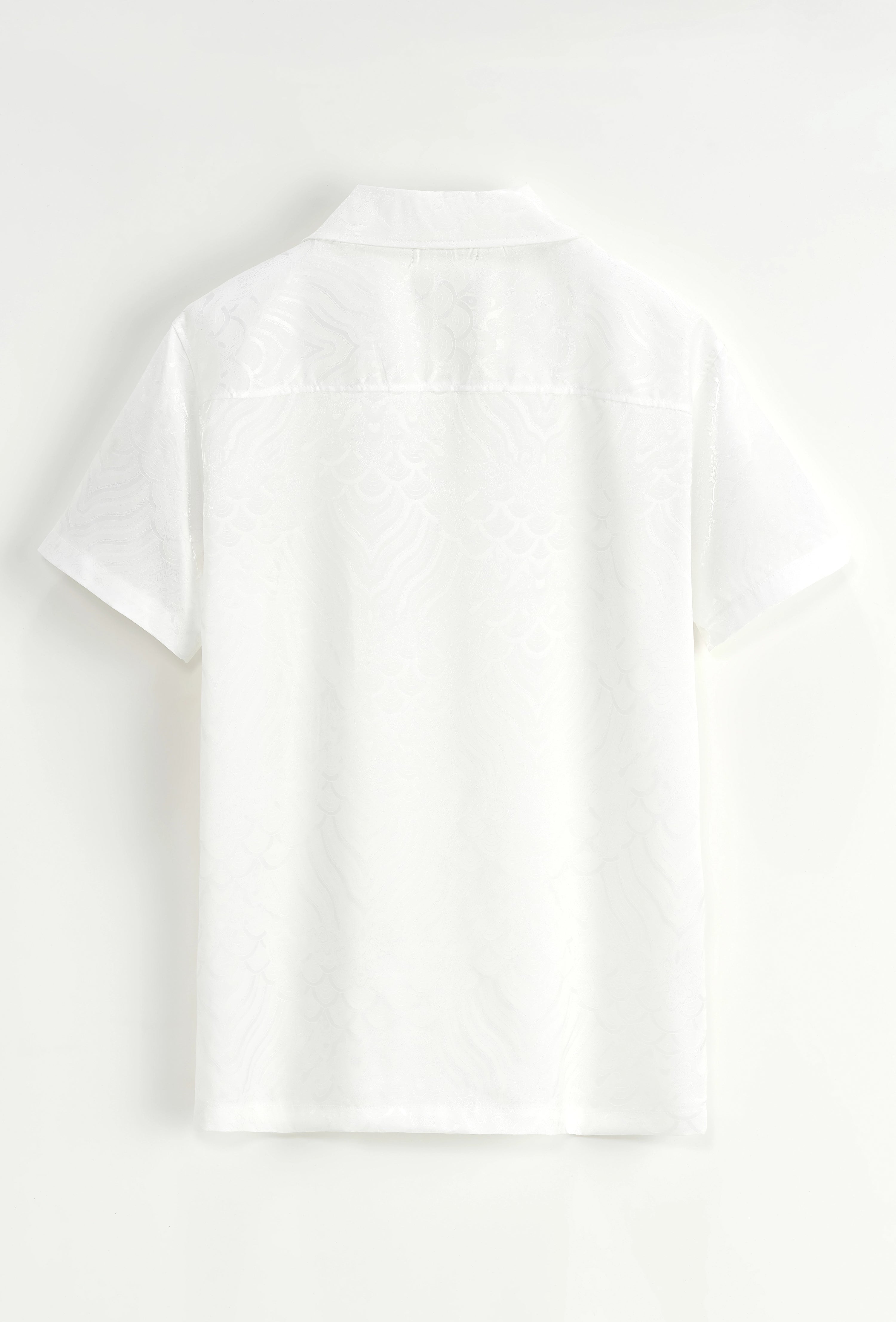 Ensemble chemise et short unis à motif