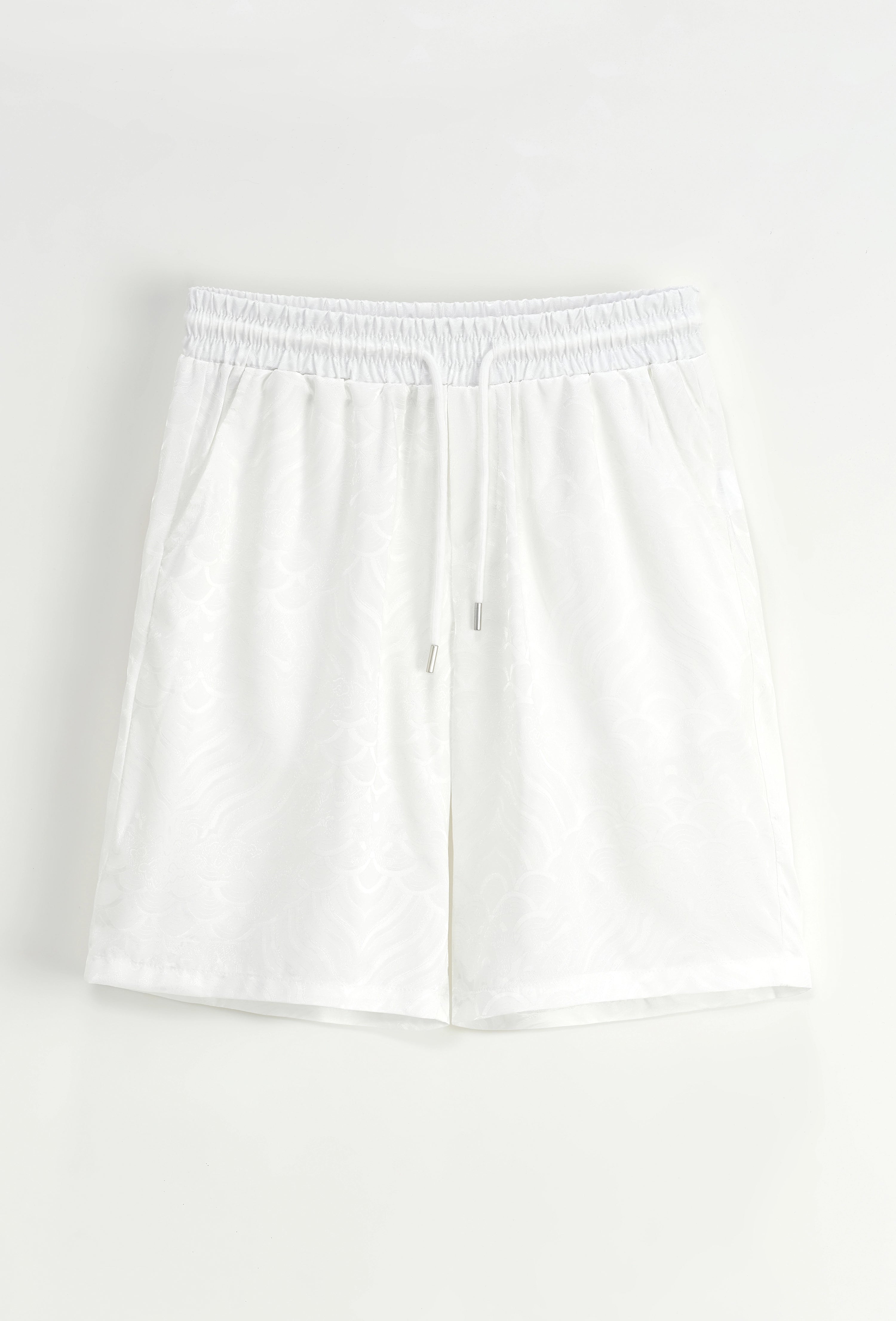 Ensemble chemise et short unis à motif