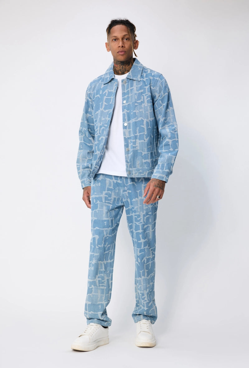 Ensemble veste et pantalon en jean