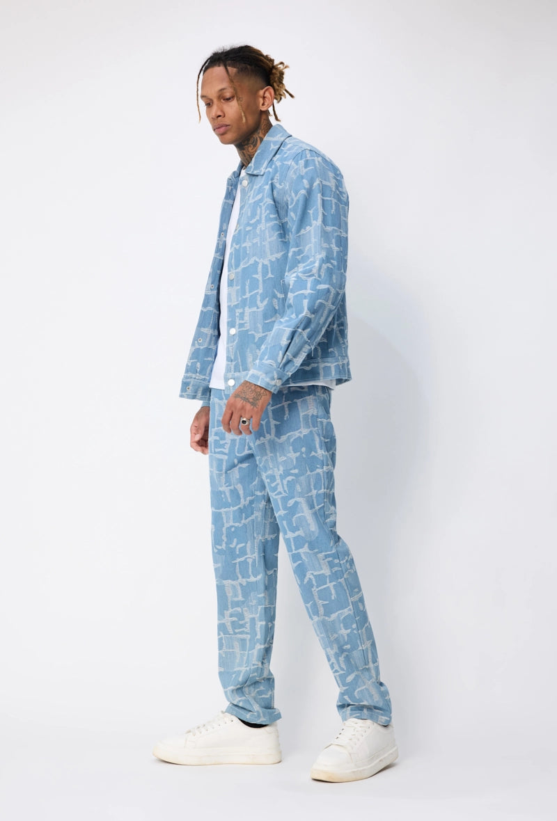 Ensemble veste et pantalon en jean