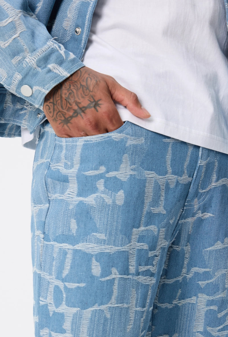 Ensemble veste et pantalon en jean