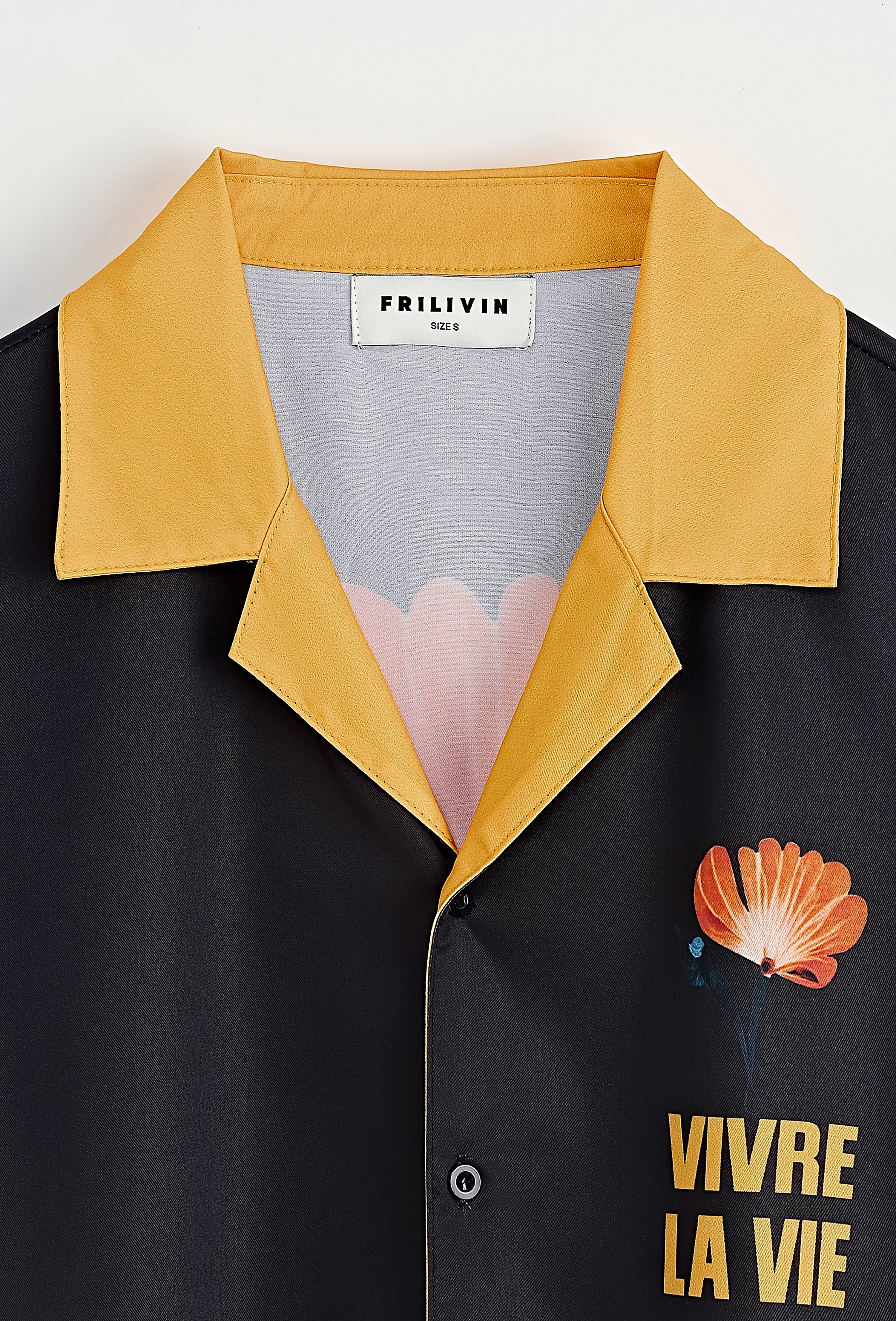 Chemise à manches courtes imprimée