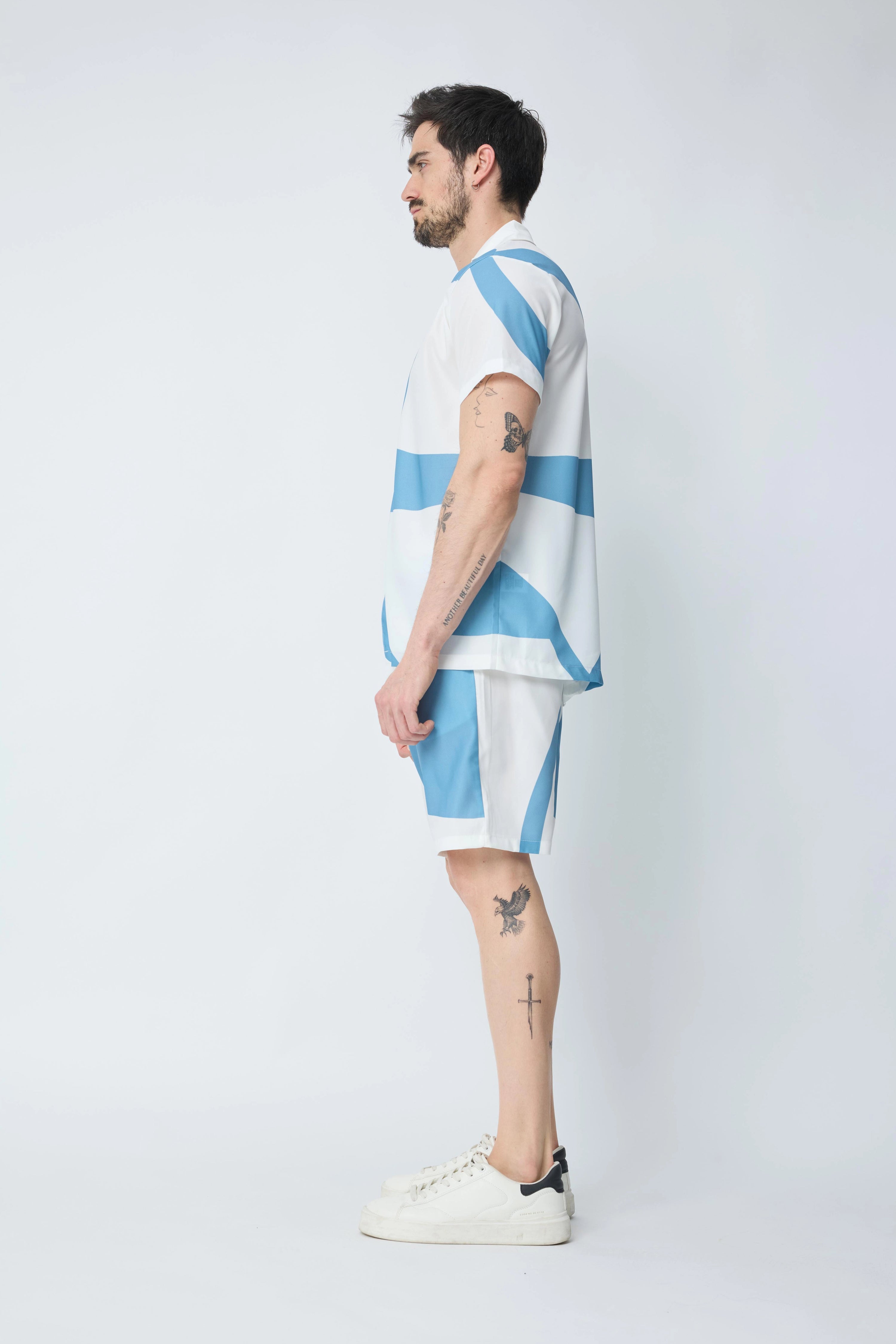 Ensemble chemise et short à motif