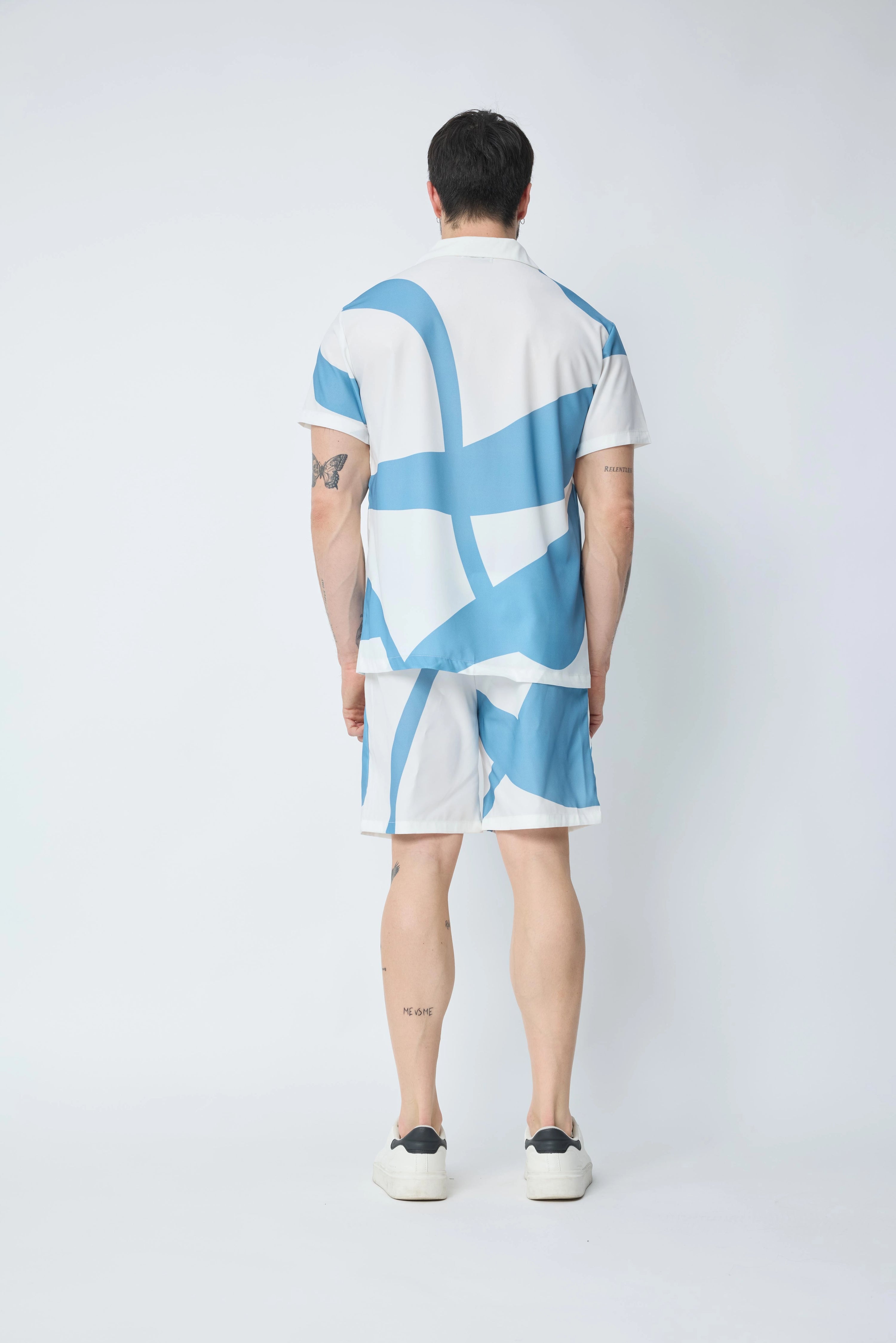 Ensemble chemise et short à motif
