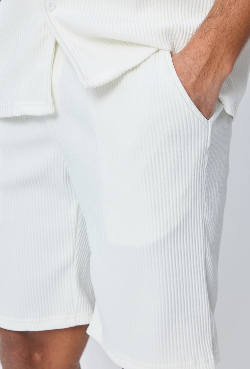 Ensemble chemise short uni