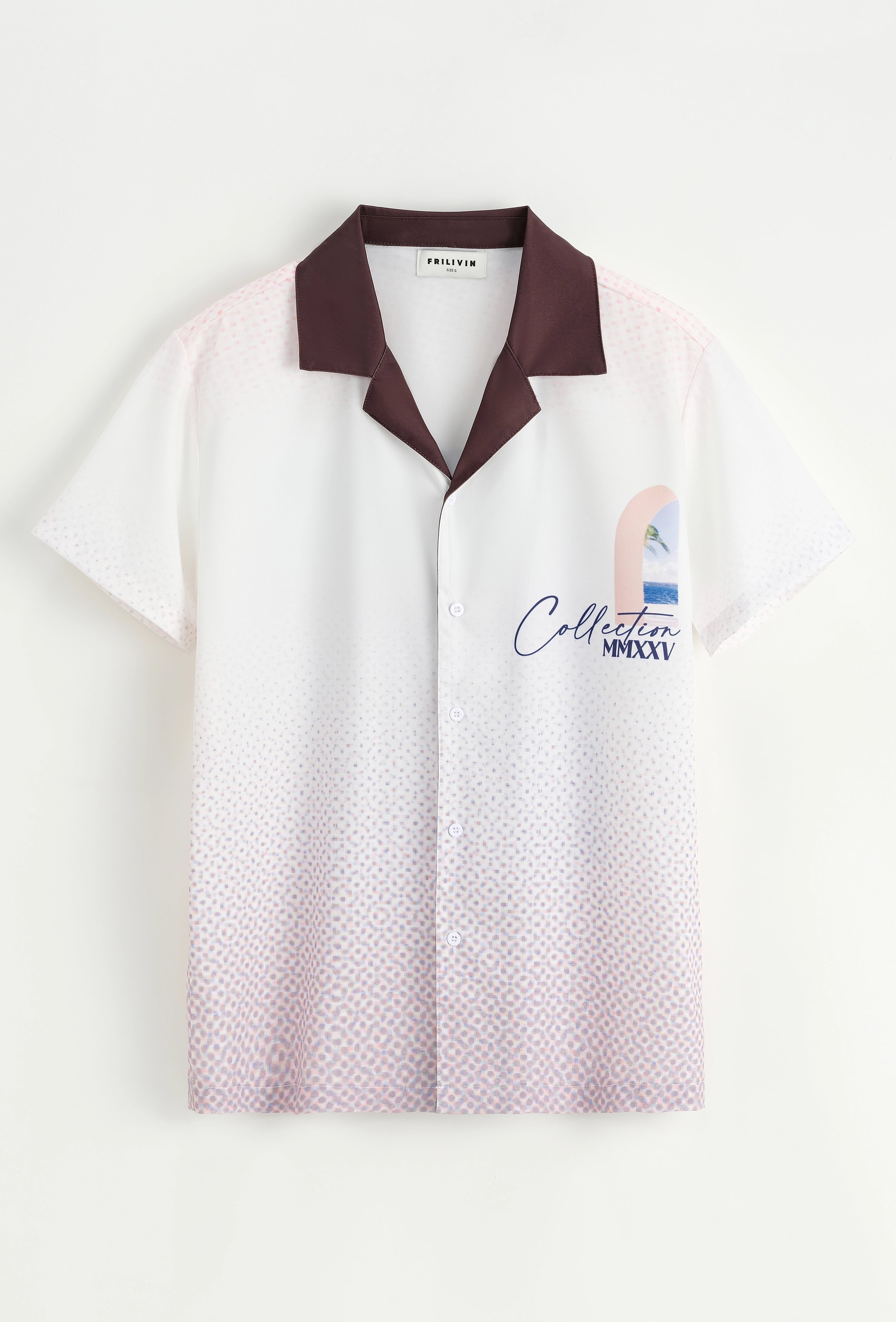 Chemise fashion à manches courtes