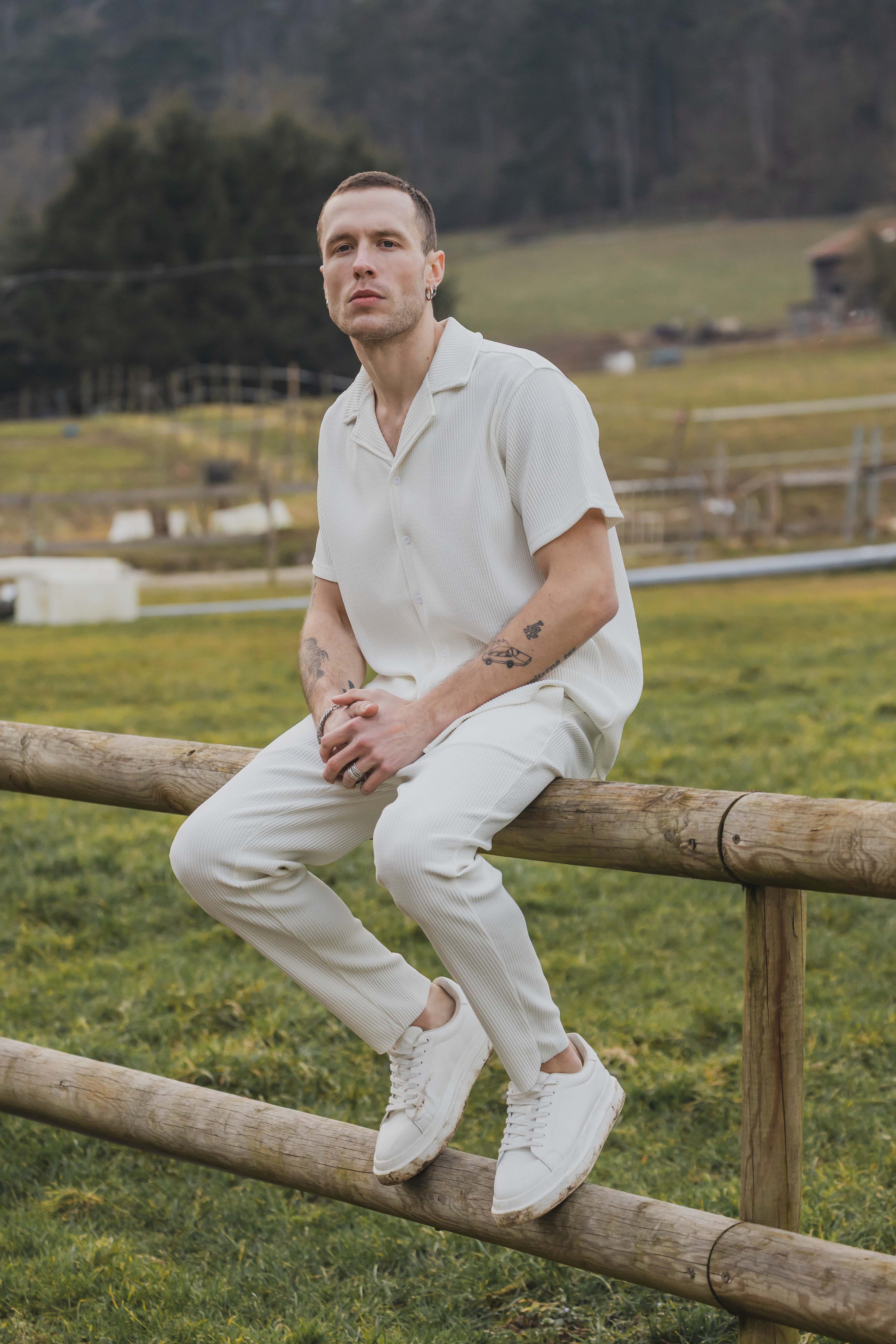 Ensemble veste pantalon uni
