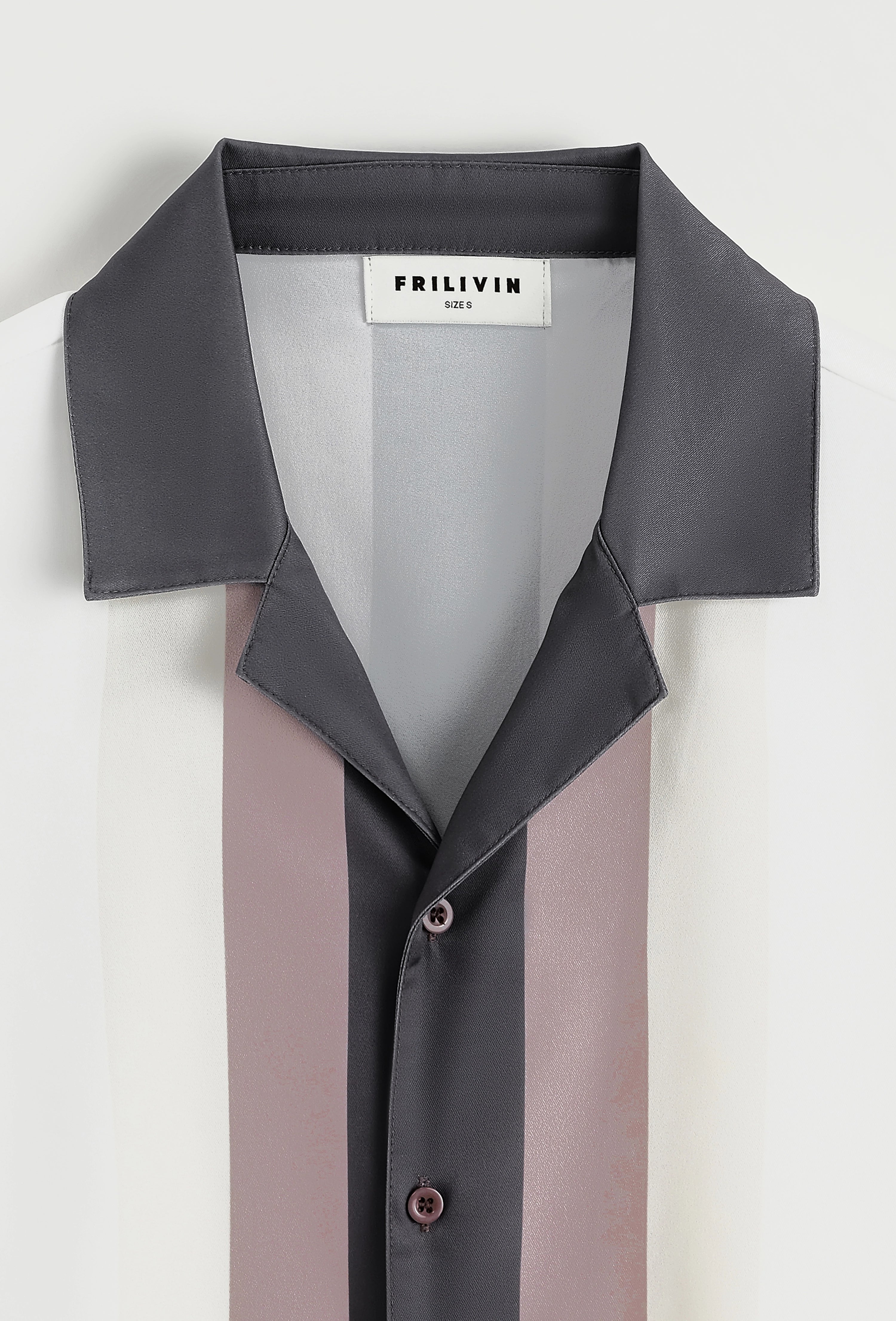 Chemise à manches courtes à motif
