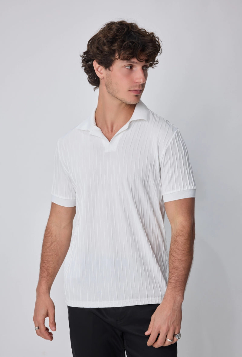 Polo uni manches courtes