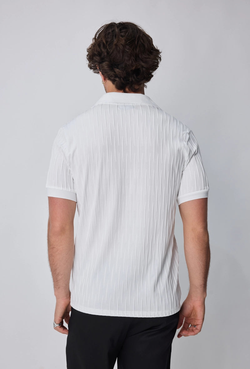 Polo uni manches courtes