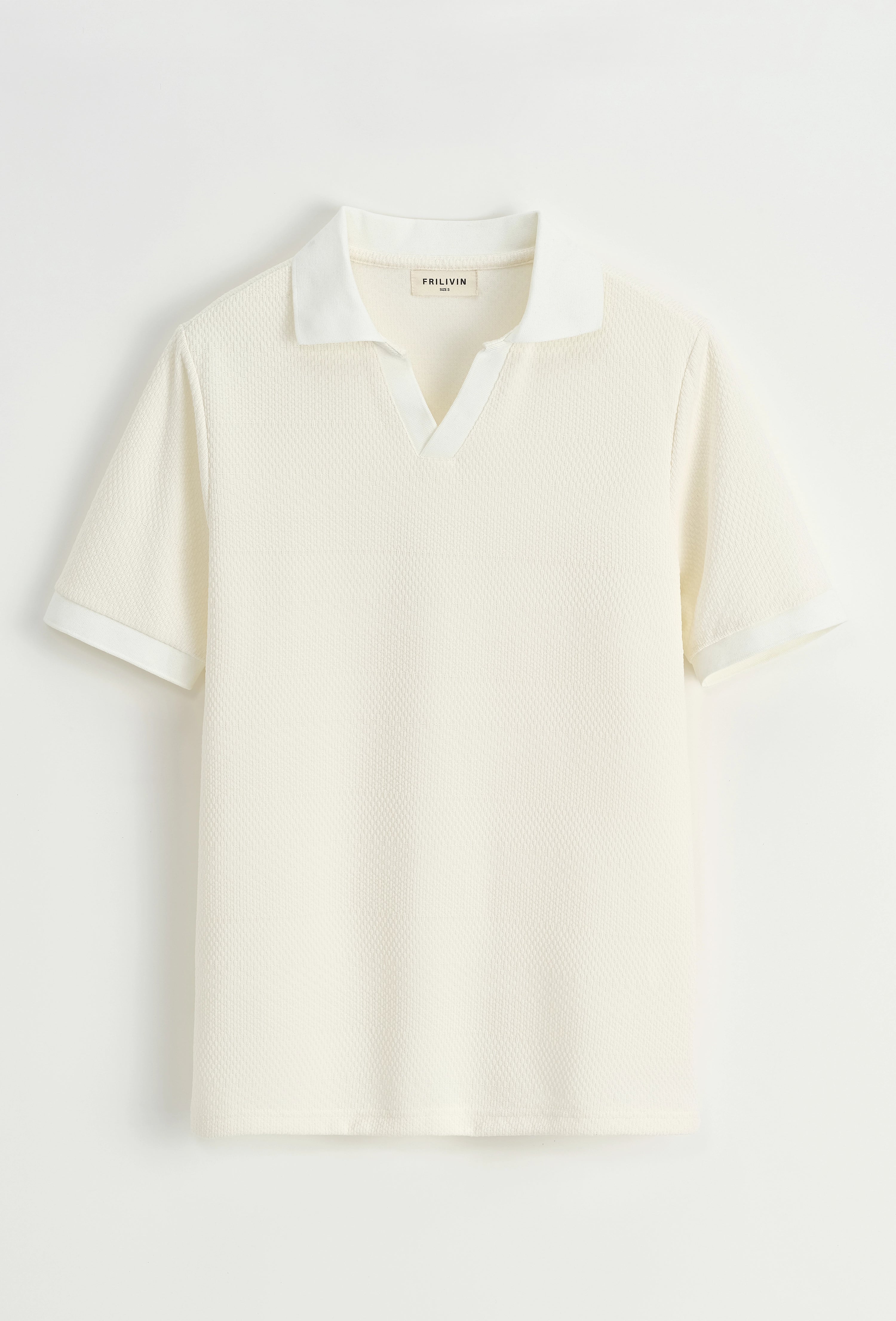Polo effet tricot