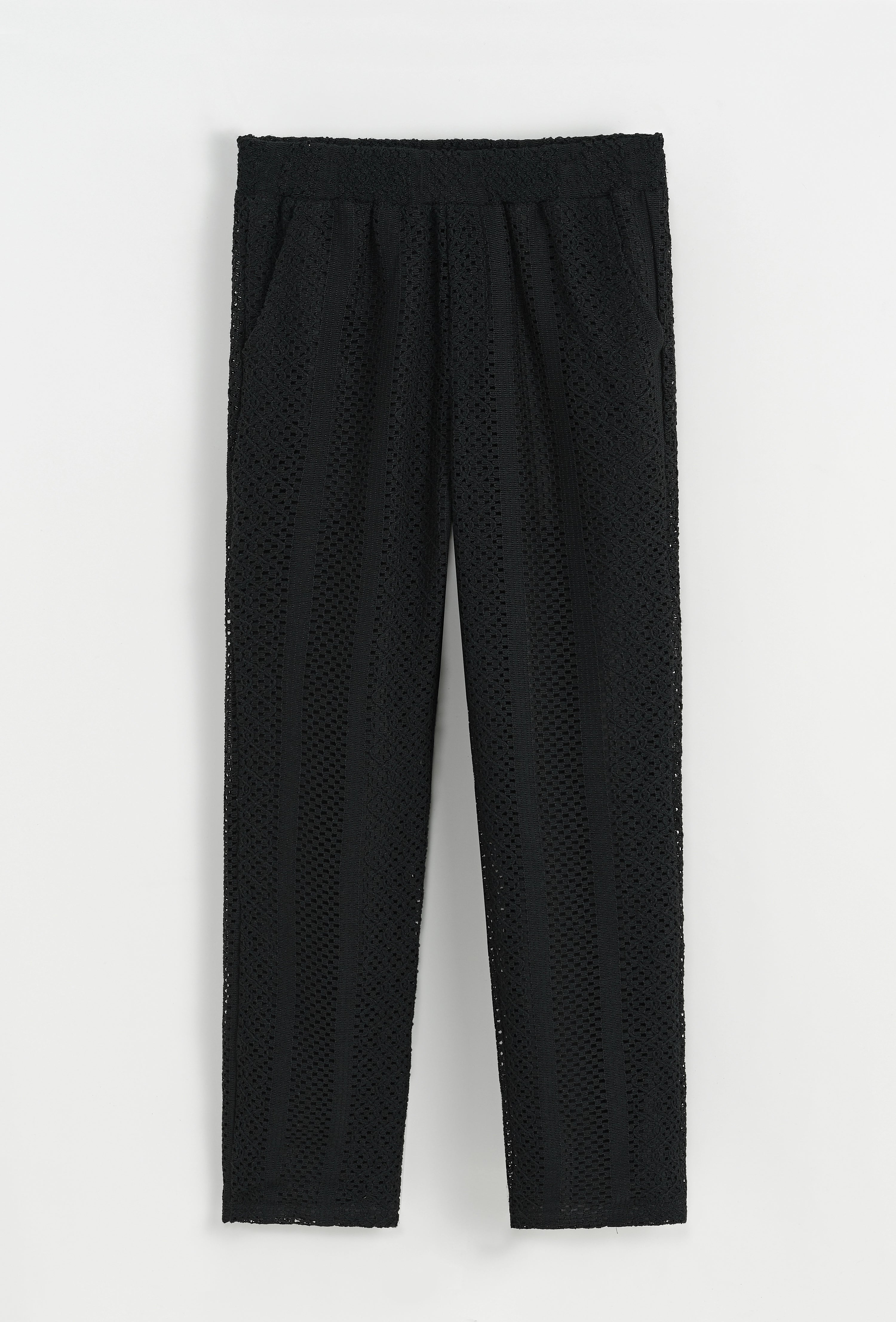 Ensemble t-shirt débardeur et pantalon en tricot