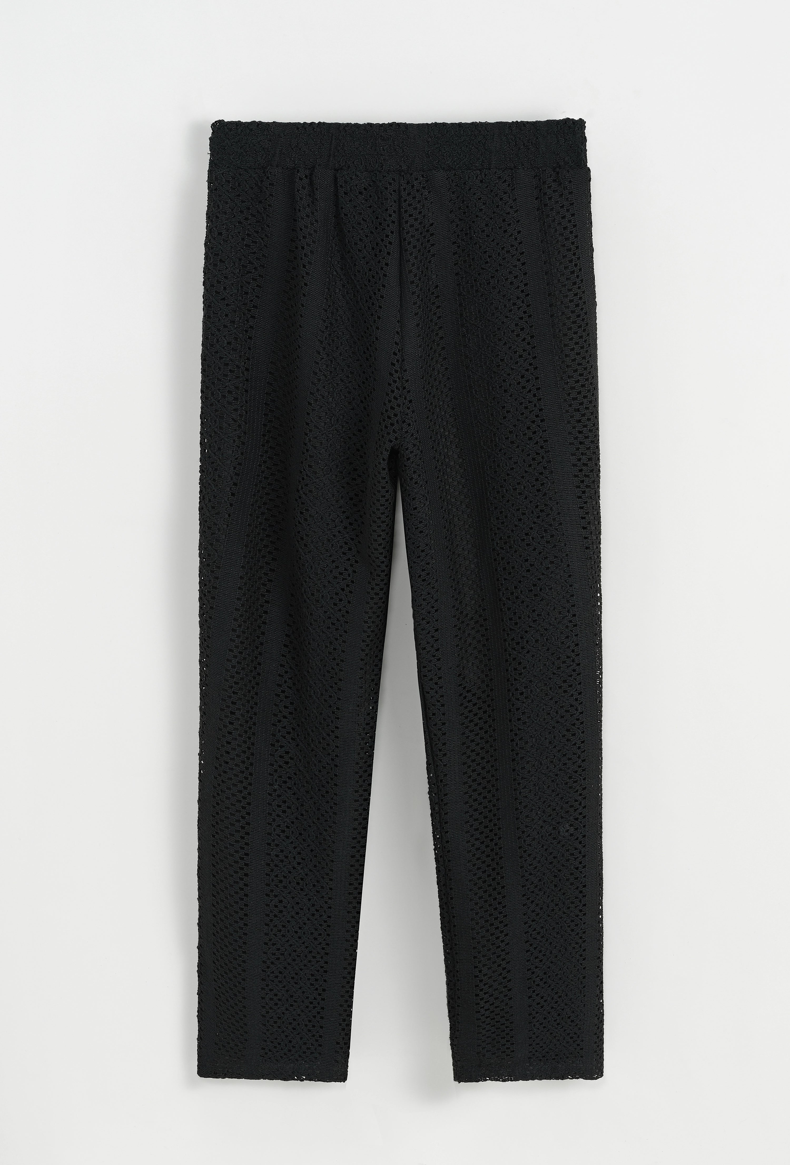 Ensemble t-shirt débardeur et pantalon en tricot