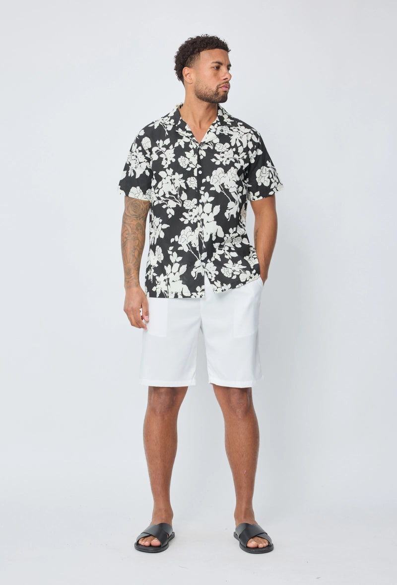 Chemise manches courtes à boutons