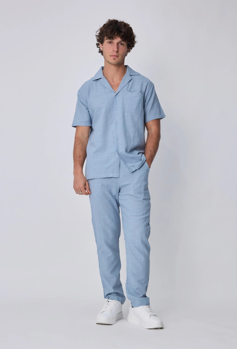 Ensemble chemise pantalon léger décontracté