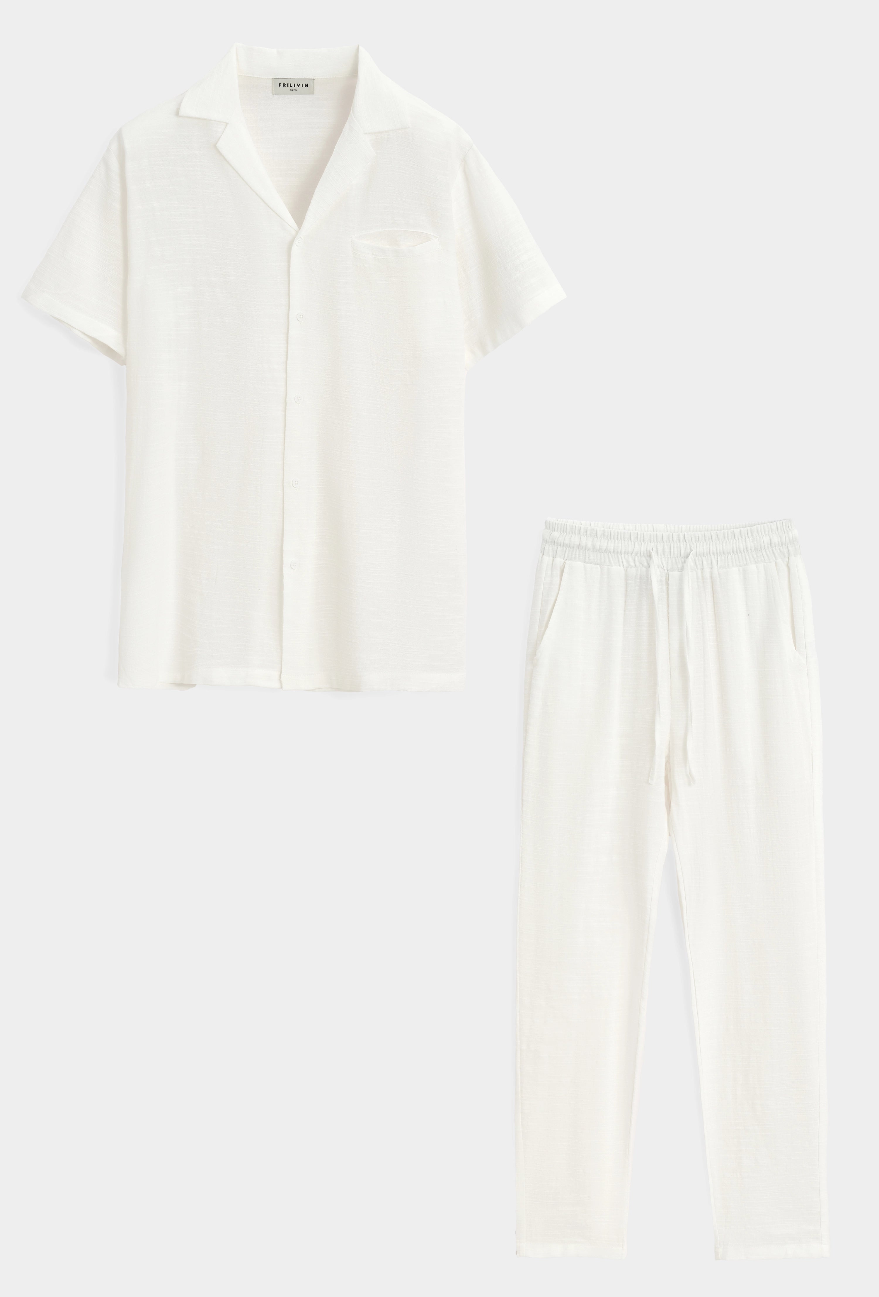 Ensemble chemise pantalon décontracté