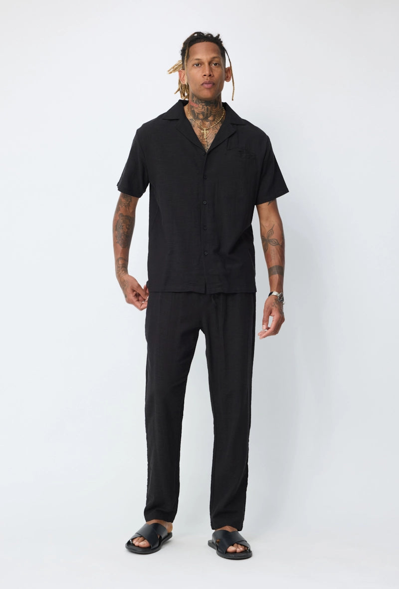 Ensemble chemise et pantalon uni