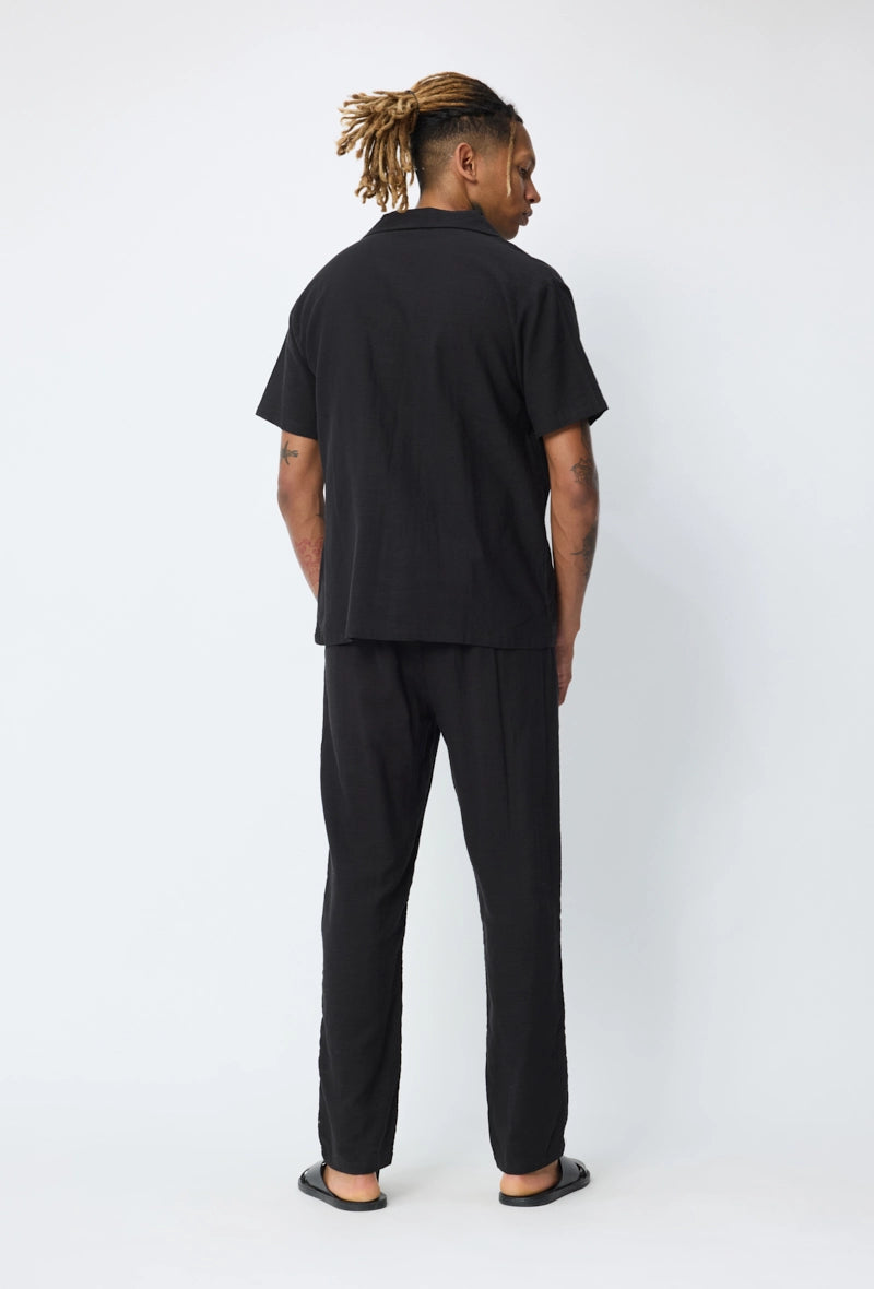 Ensemble chemise et pantalon uni