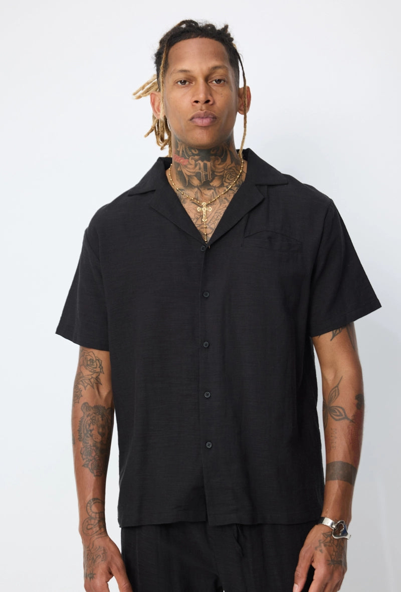 Ensemble chemise et pantalon uni