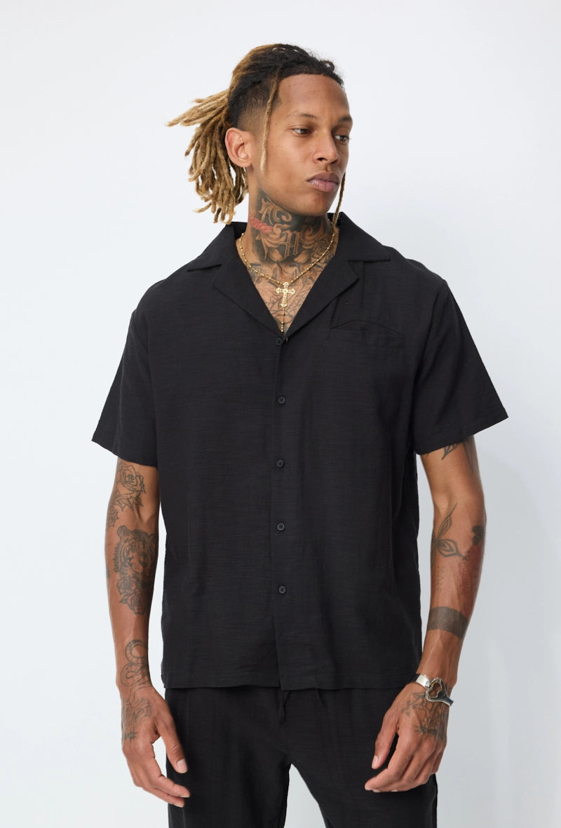 Ensemble chemise et pantalon uni