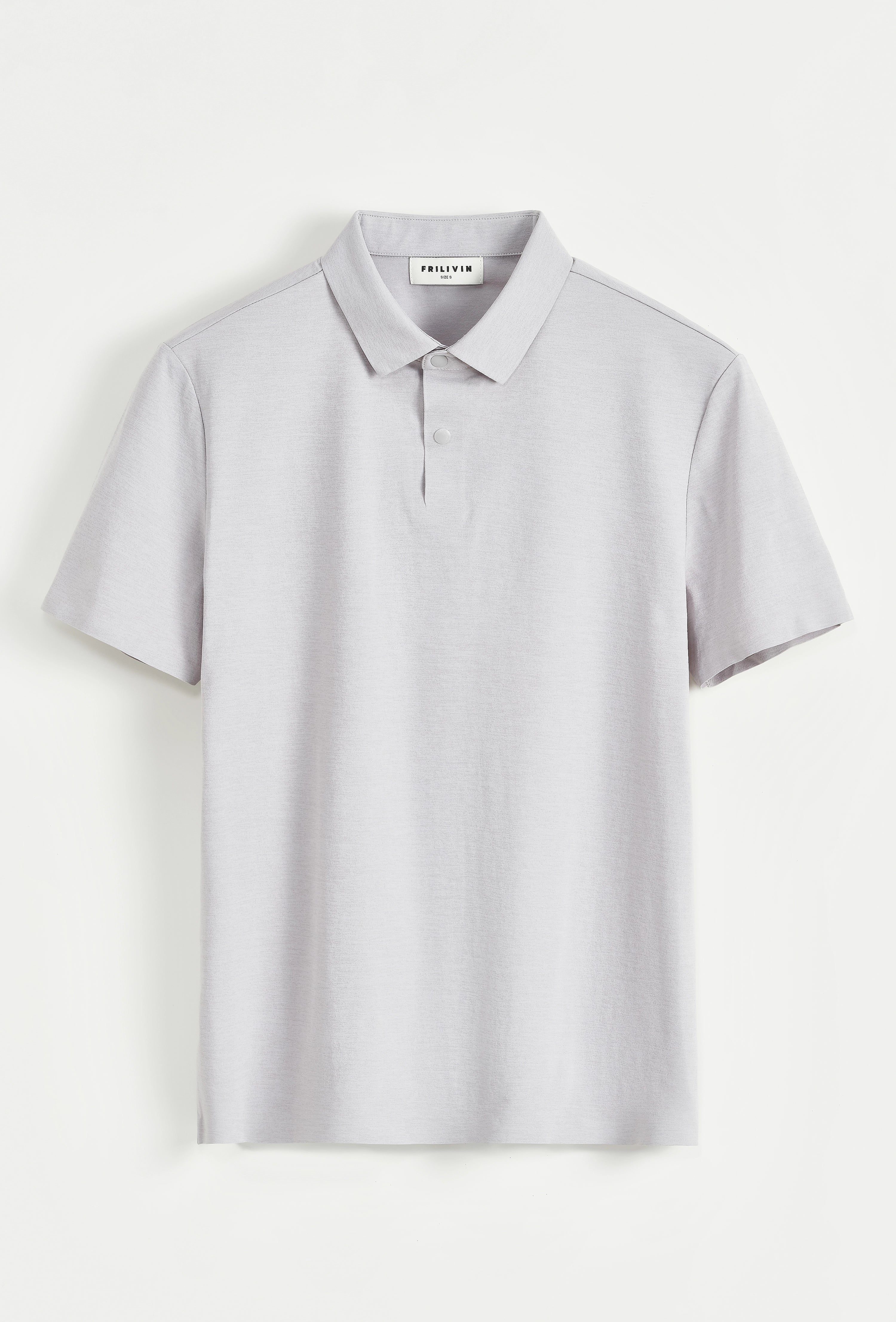 Polo uni à manches courtes