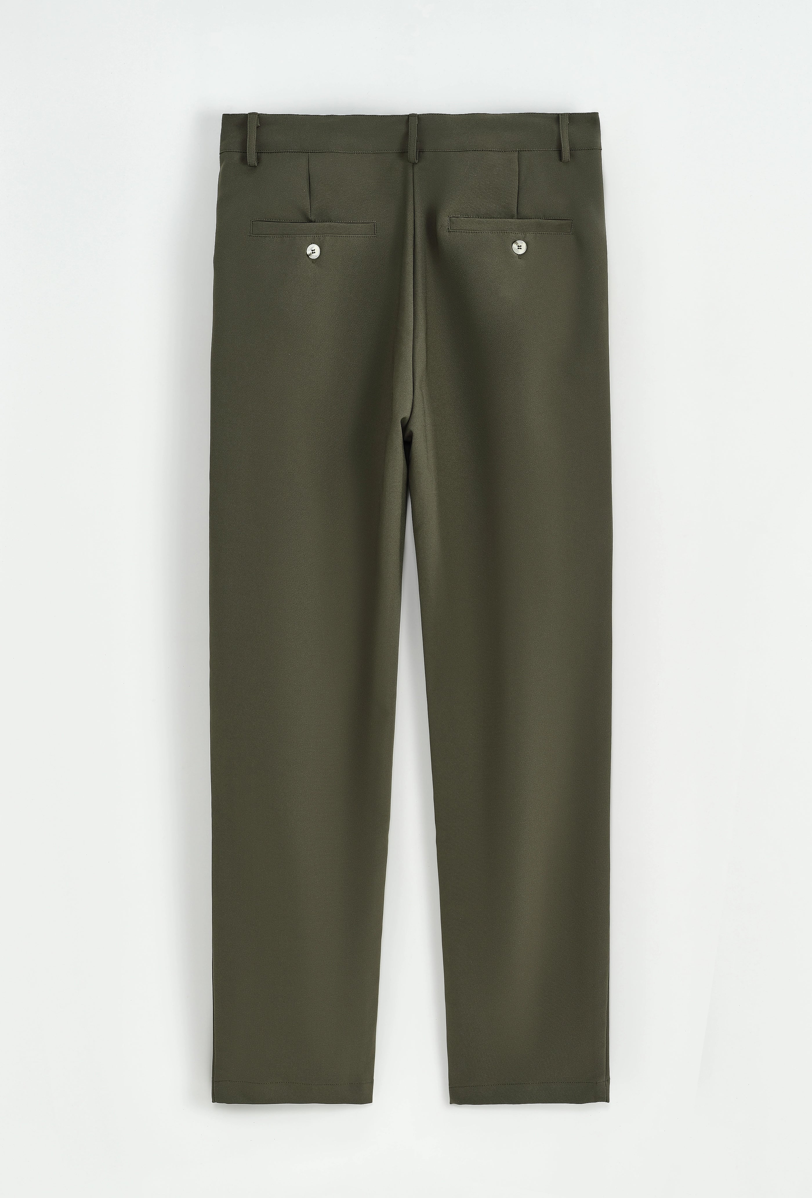 Pantalon uni coupe décontractée